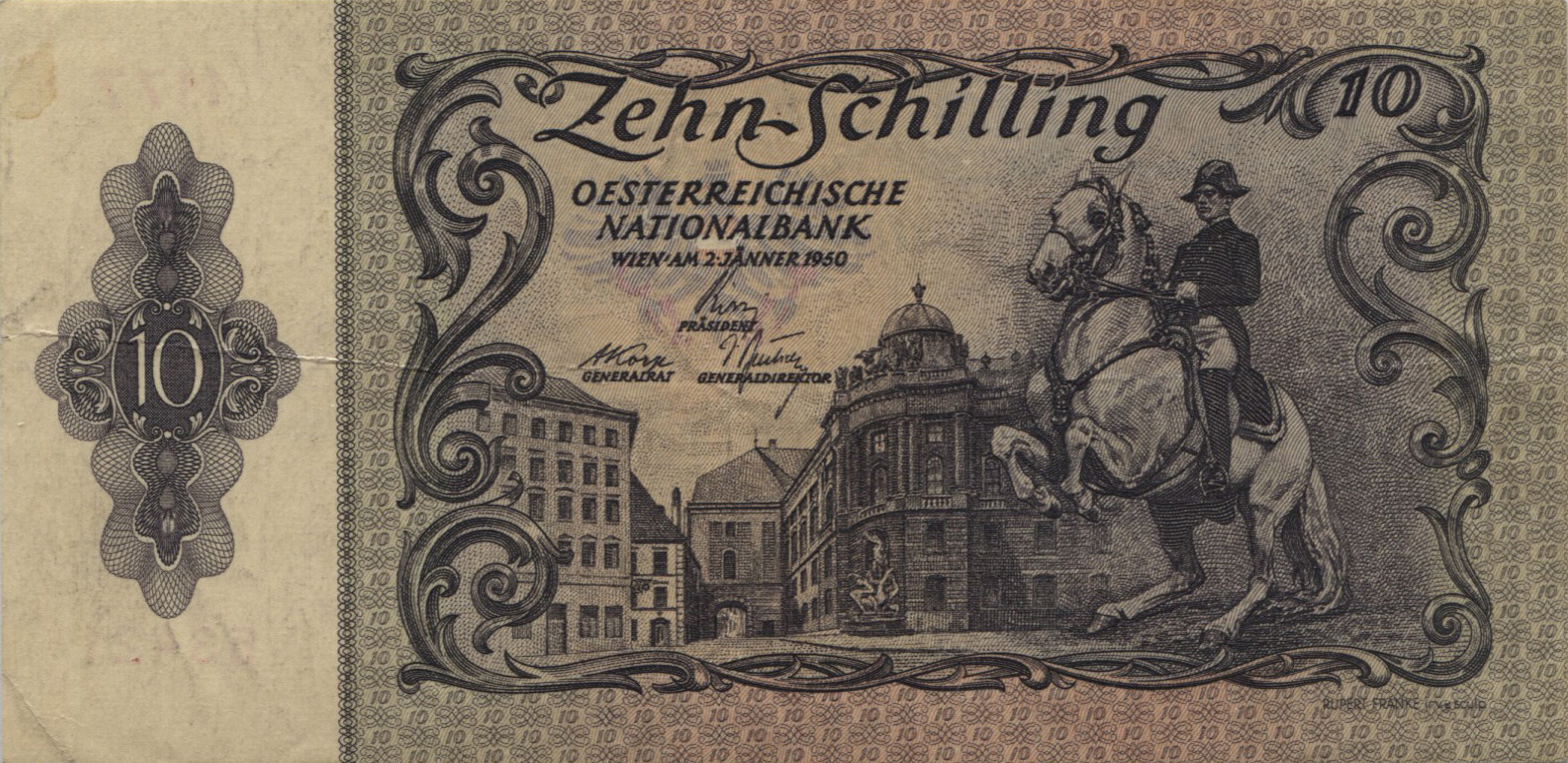  2 JÄNNER 1950 Sig 26: Korp/Rizzi/Bartsch Series 1006 - 1678 Intro: 26 05 1951 