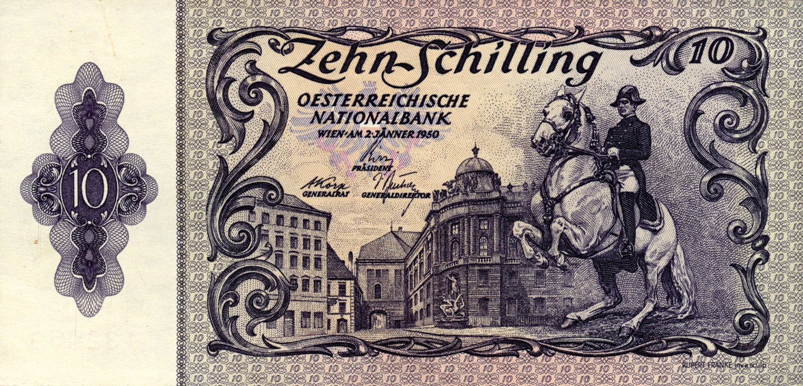  2 JÄNNER 1950 Sig 26: Korp/Rizzi/Bartsch Series 1701 - 1780 Intro: 24 09 1954 