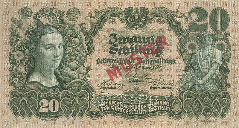  Diagonal red MUSTER ovpt front/back; horizontal MUSTER perf; normal s/n 