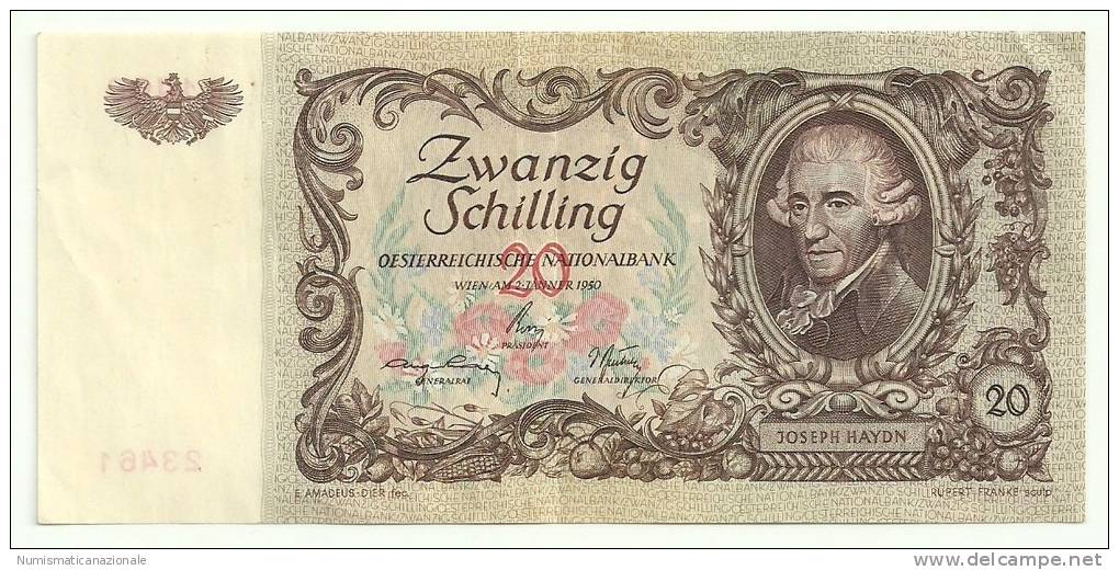  OESTERREICHISCHE (correct) in underprint Thin series number 1490 - 1829 