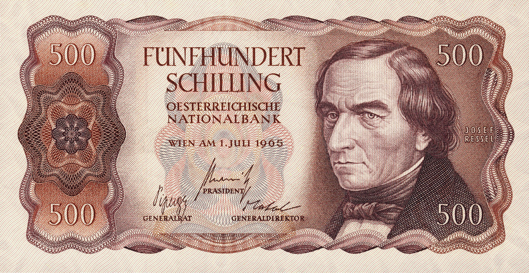  1 JULI 1965 Sig 36: Piperger/Kamitz/Seiberl Prefix A - G Intro: 24 10 1966 