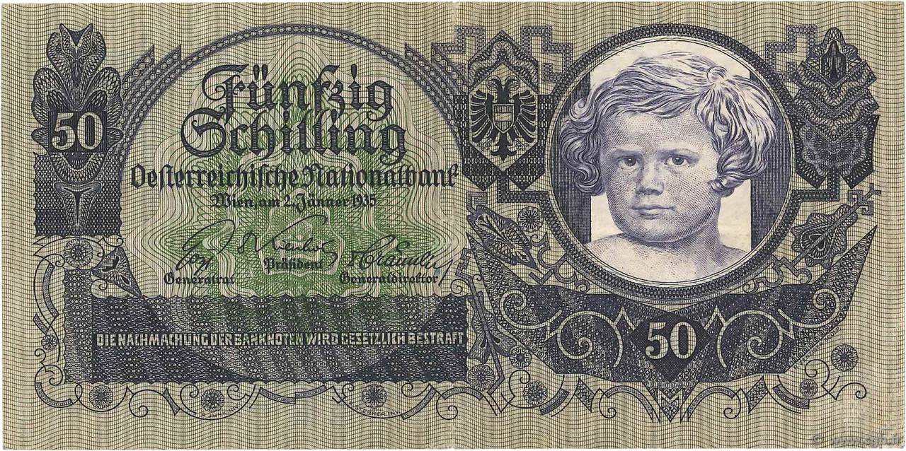  2 Jänner 1935 Sig 15: Götzl/Kienböck/Brauneis Series 1006 - 1055 Intro: 08 06 1936 