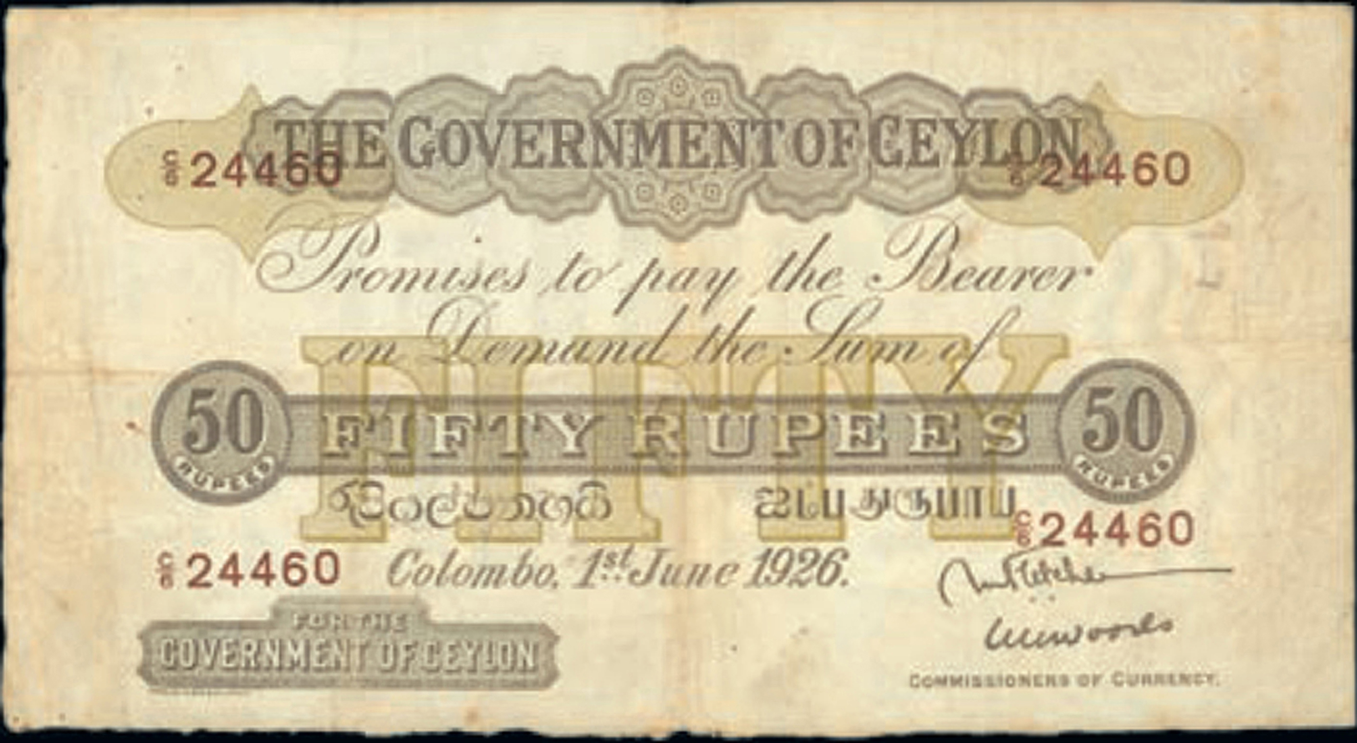  1st June 1926 Sig 14 Prefix C/5, C/6 