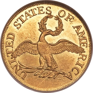 image for: 1795-1798 Small Eagle $5 MS (8065)