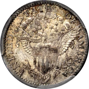 image for: 1800-1805 Draped Bust H10c MS Heraldic Eagle (4263)