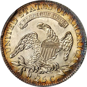 image for: 1815-1828 Capped Bust 25c MS Large Planchet (5320)