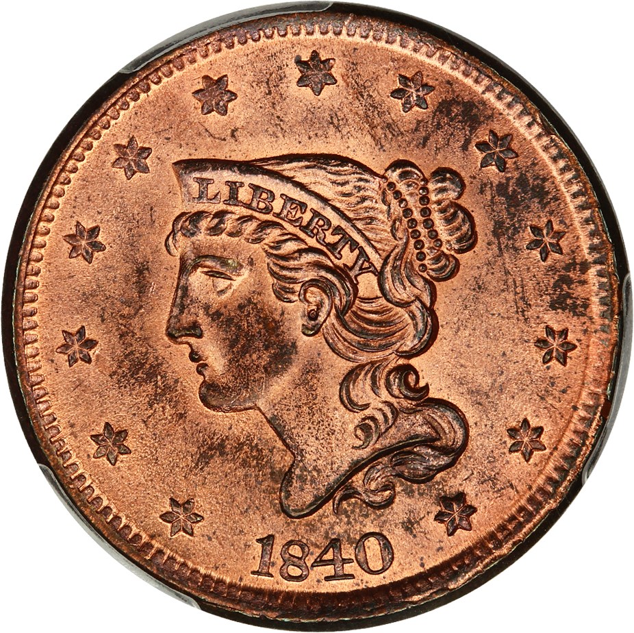 1847 Braided Hair Large Cent Values & Prices By Issue | Greysheet