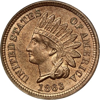 Indian Head Cent 1c Copper Nickel, 1860-1864 MS [Type]