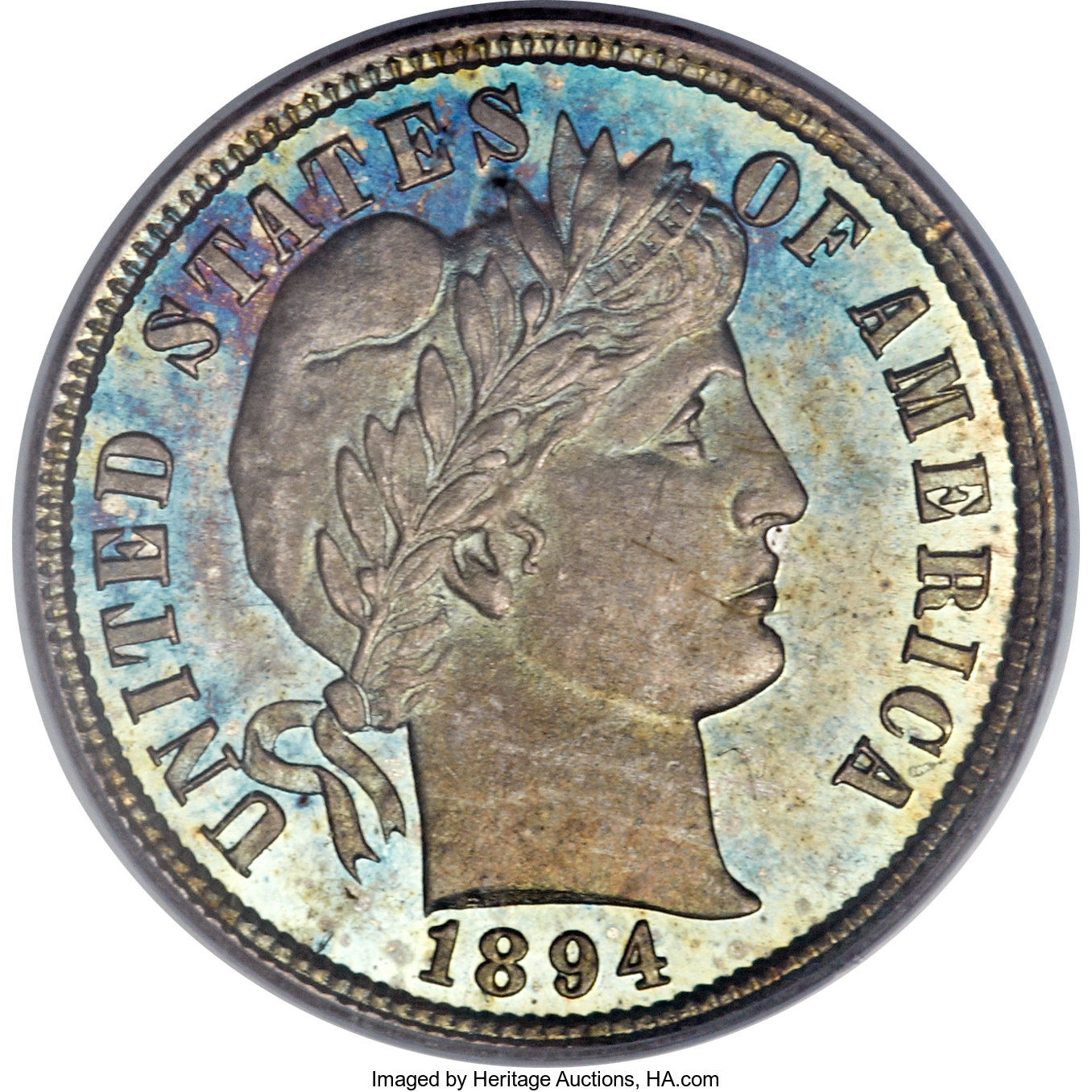 Barber Dime 10c 1892-1916 PR [Type]