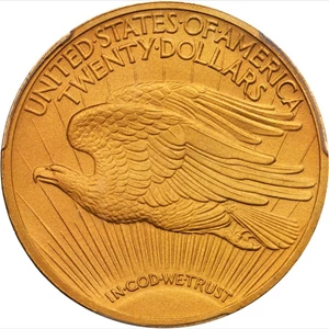 image for: 1908-1915 Saint Gaudens $20 PR With Motto (9200)