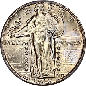 image for: 1917-1930 Standing Liberty 25c MS FH Type 2 (5713)