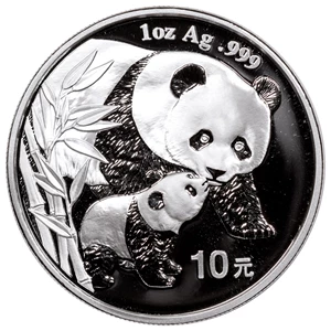 image for: 2004 Silver Panda 10Y MS (164493)