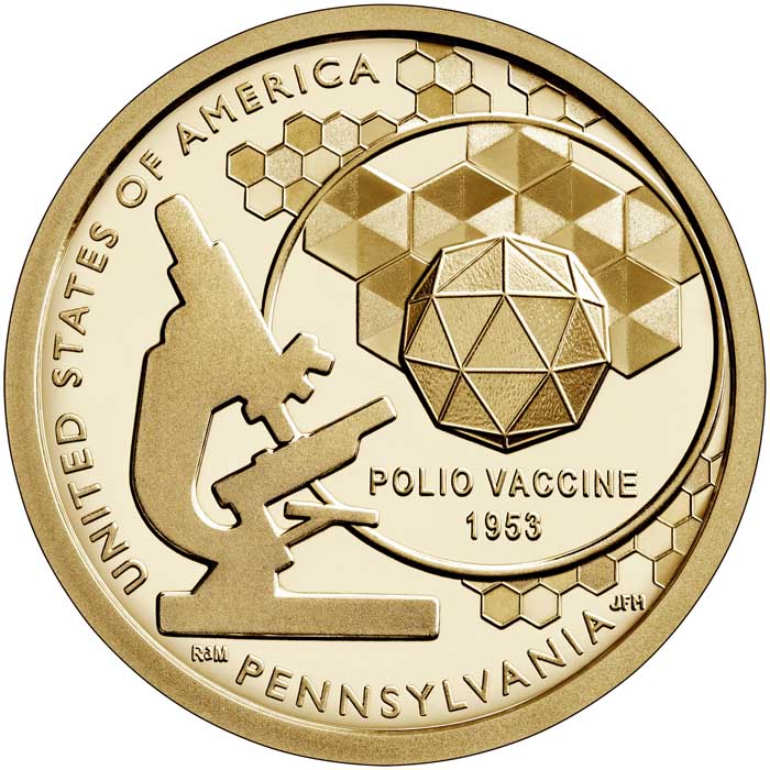 2019-S $1 PA-Polio Vaccine PR DCAM