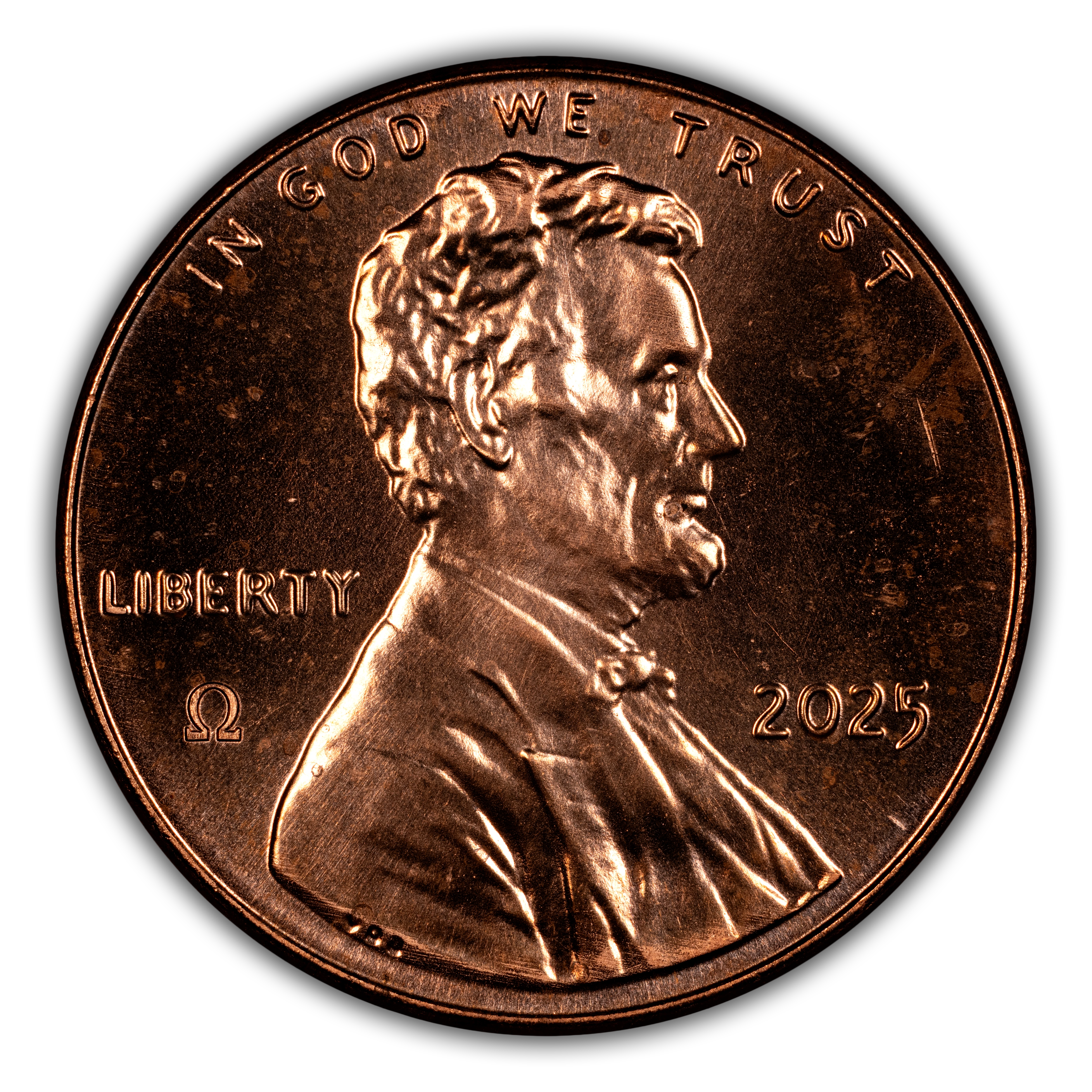 2025 1c Shield, Omega (Ω) Privy MS RD