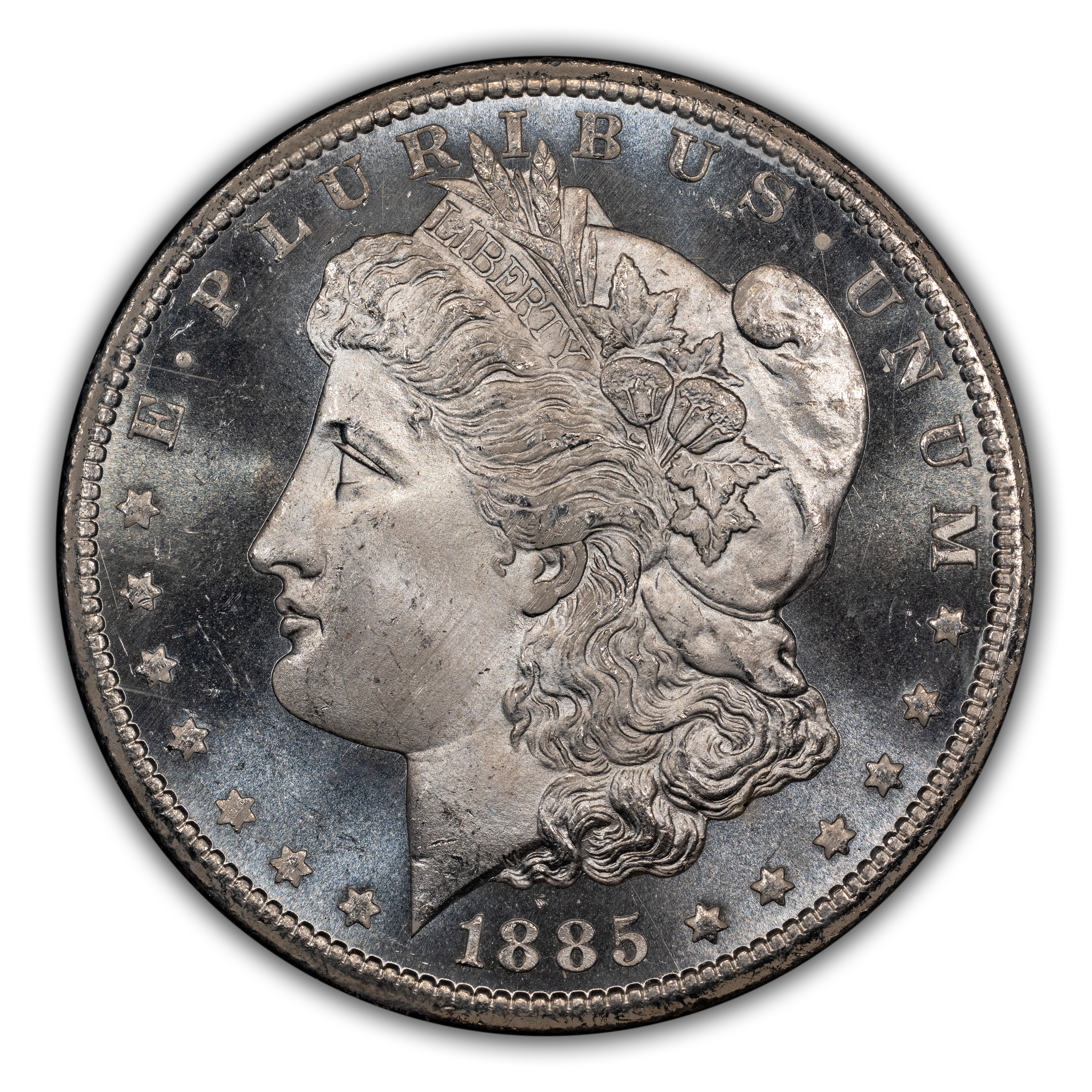 1885-CC $1 GSA Hoard, Hard package MS PL