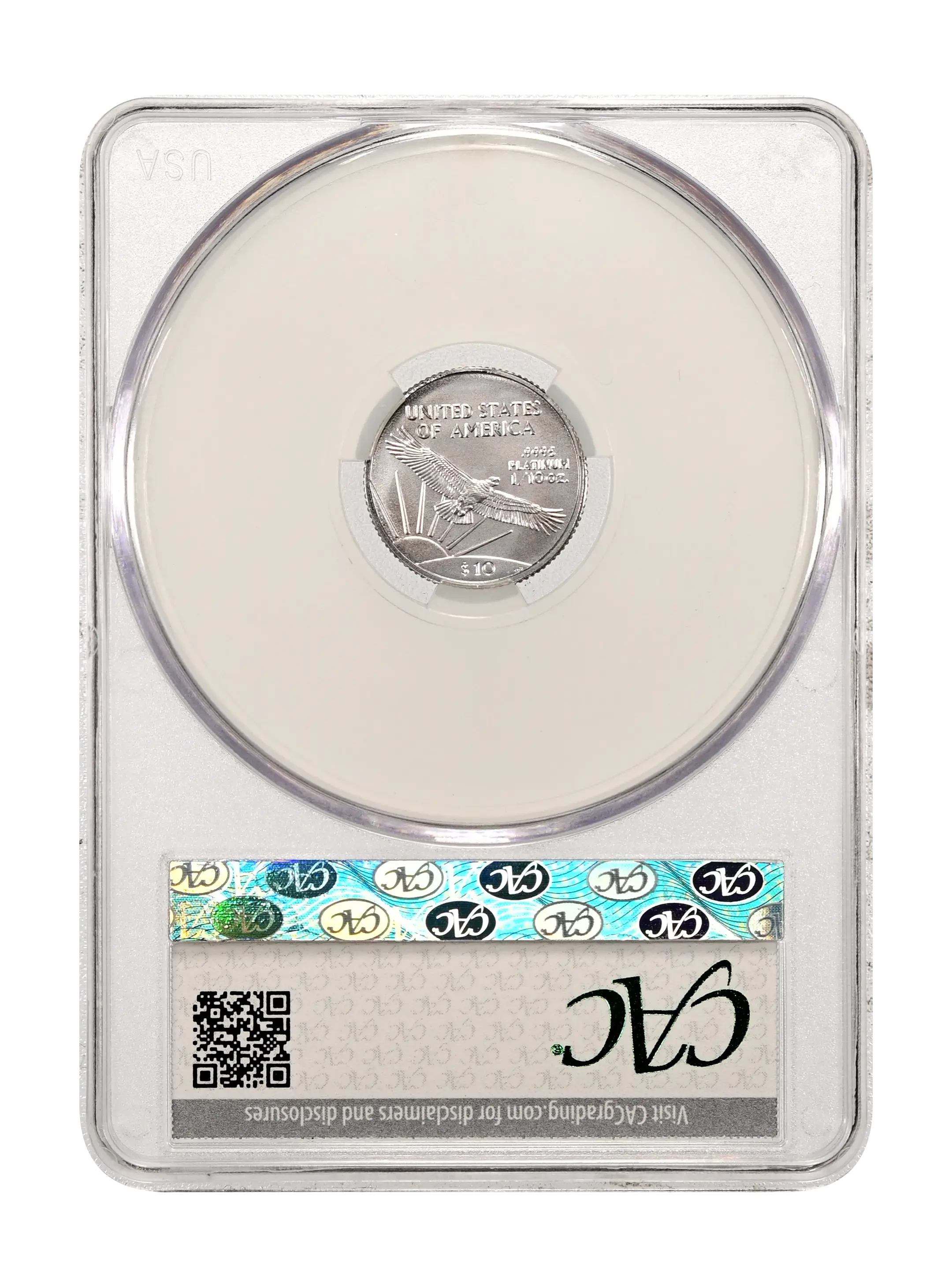 2007 $10 Platinum Eagle Values & Prices | Greysheet