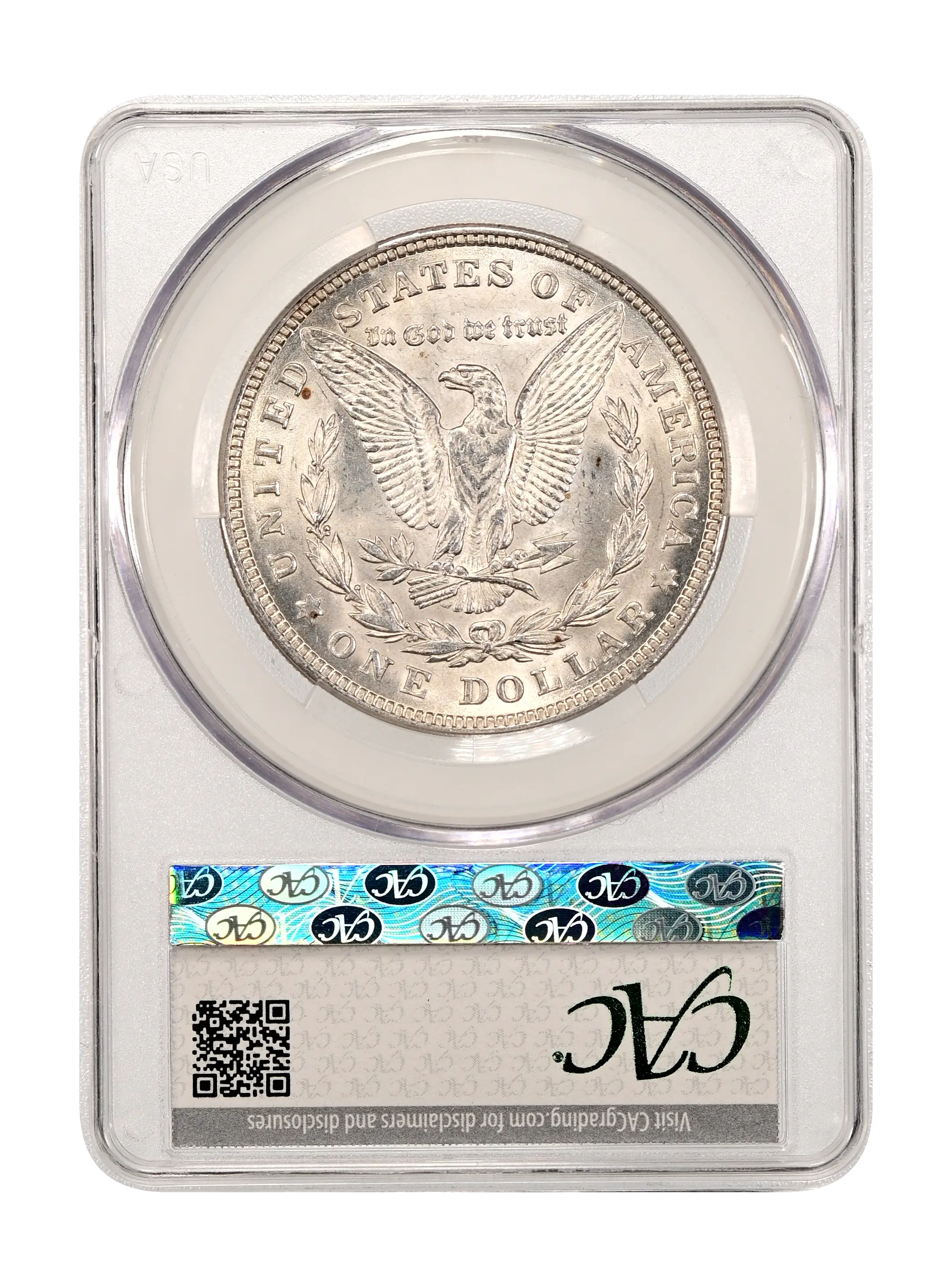 1921 $1  Morgan, Infrequent Reeding, VAM-29A MS thumbnail 2