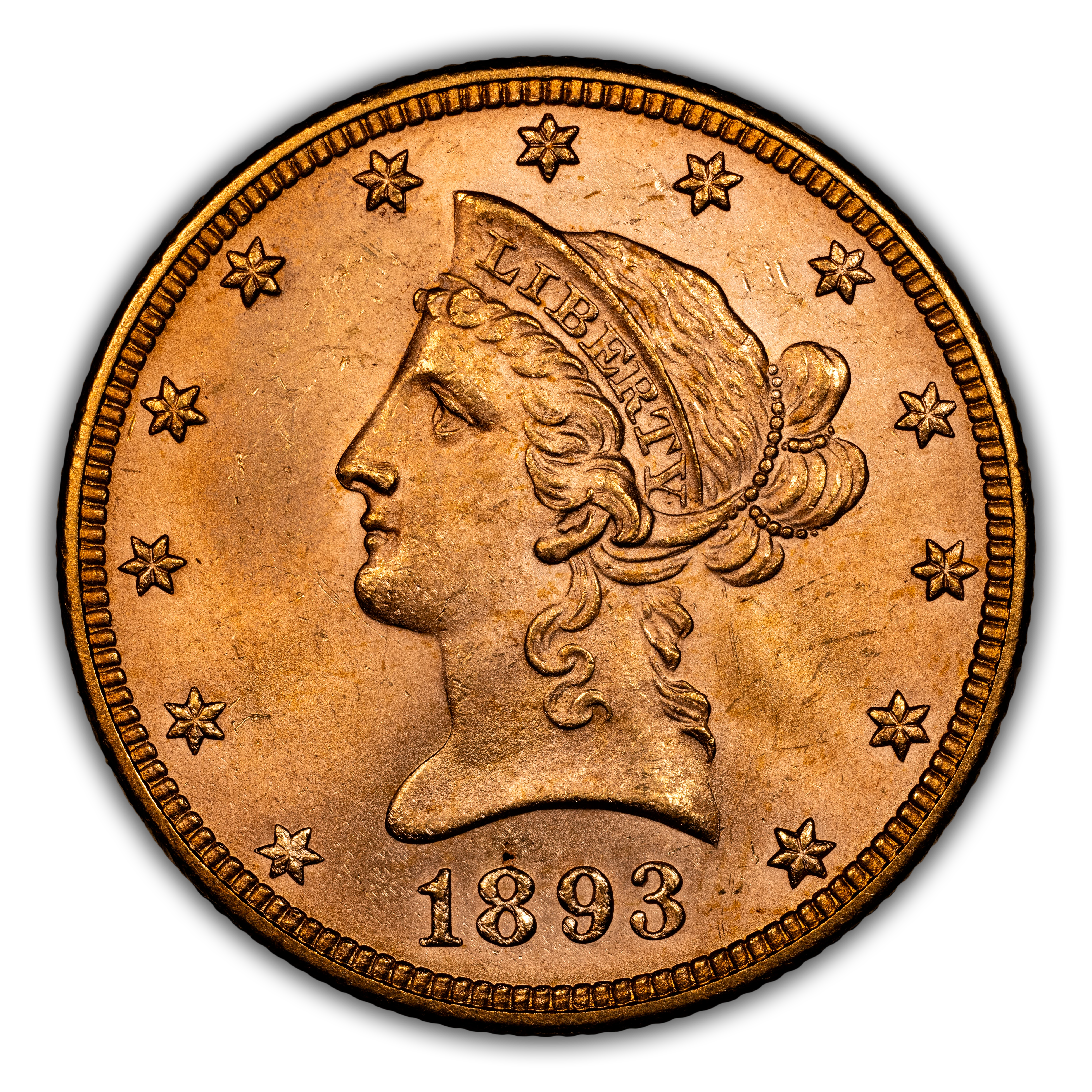 1893 $10 MS