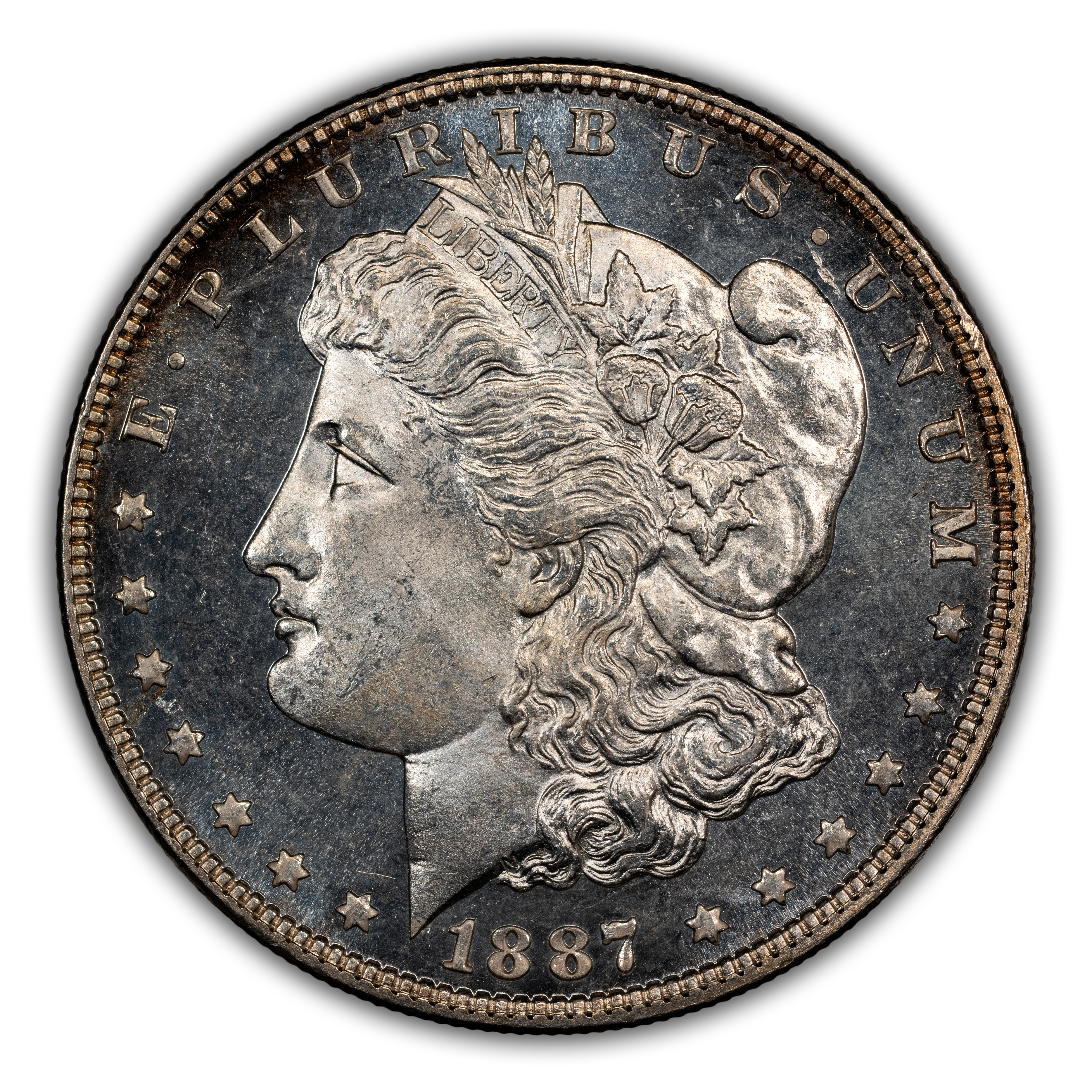 1887 $1 MS PL