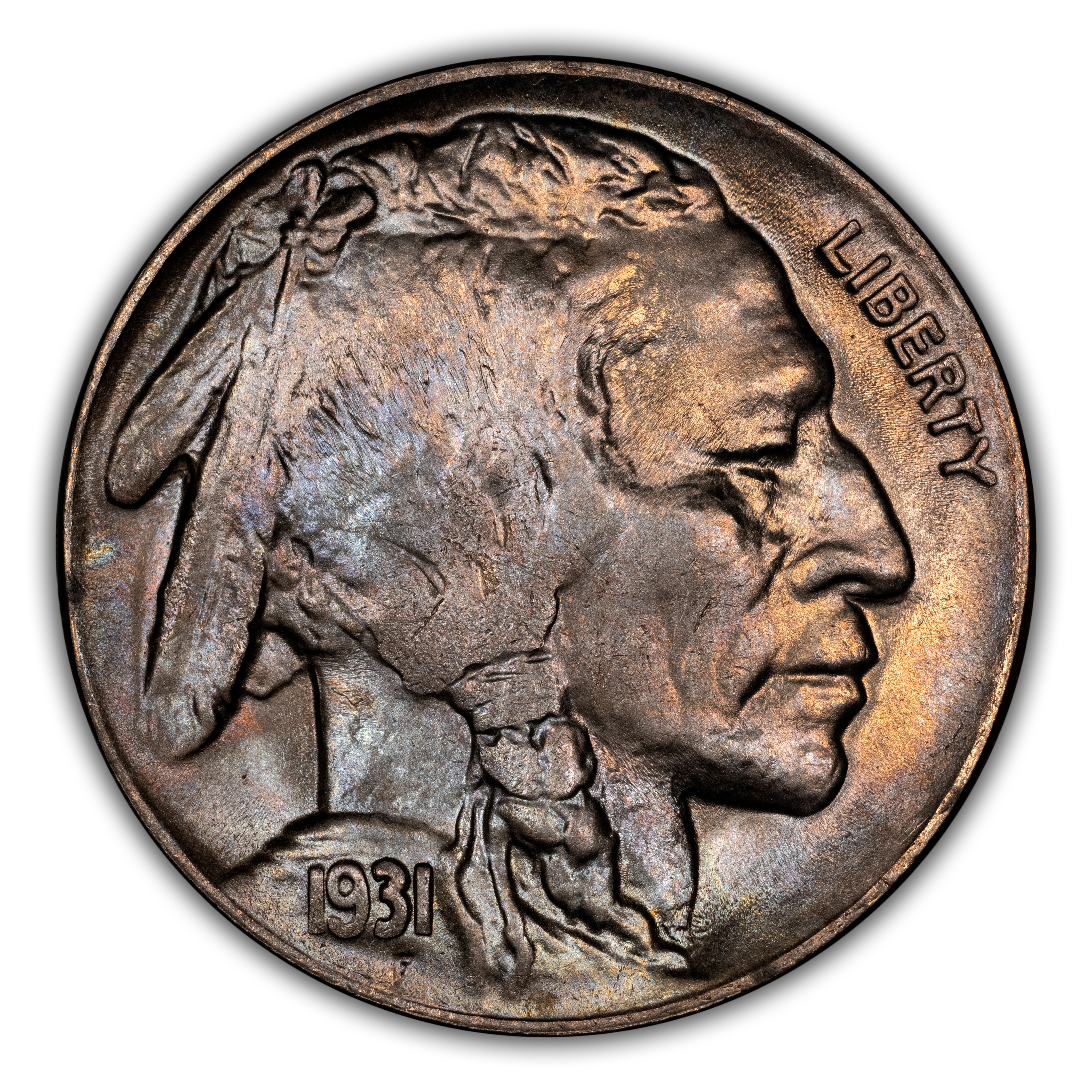 1931-S 5c Doubled Die Reverse, FS-801 MS