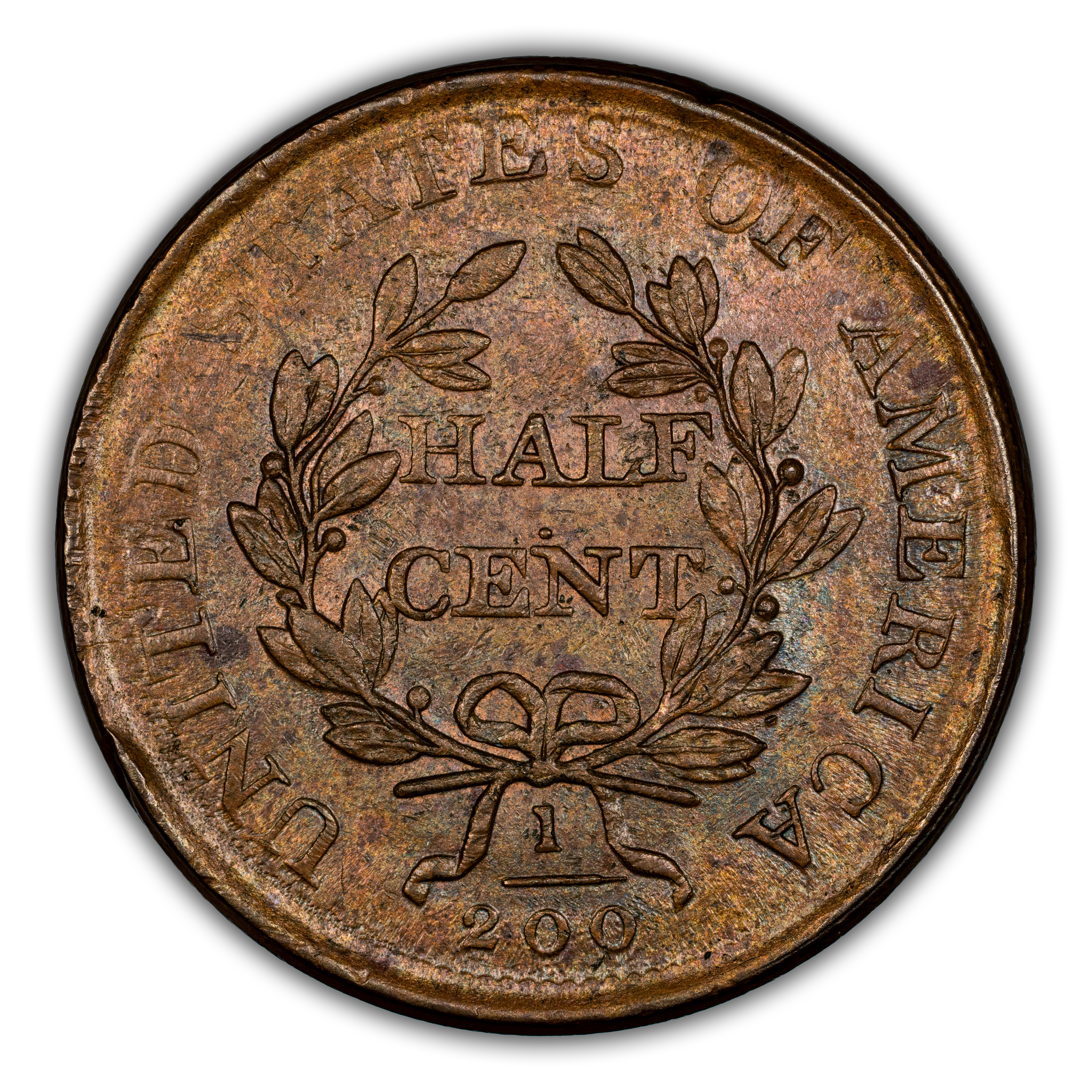 1807 1/2c C-1 MS BN AU55 BN CAC thumbnail 24