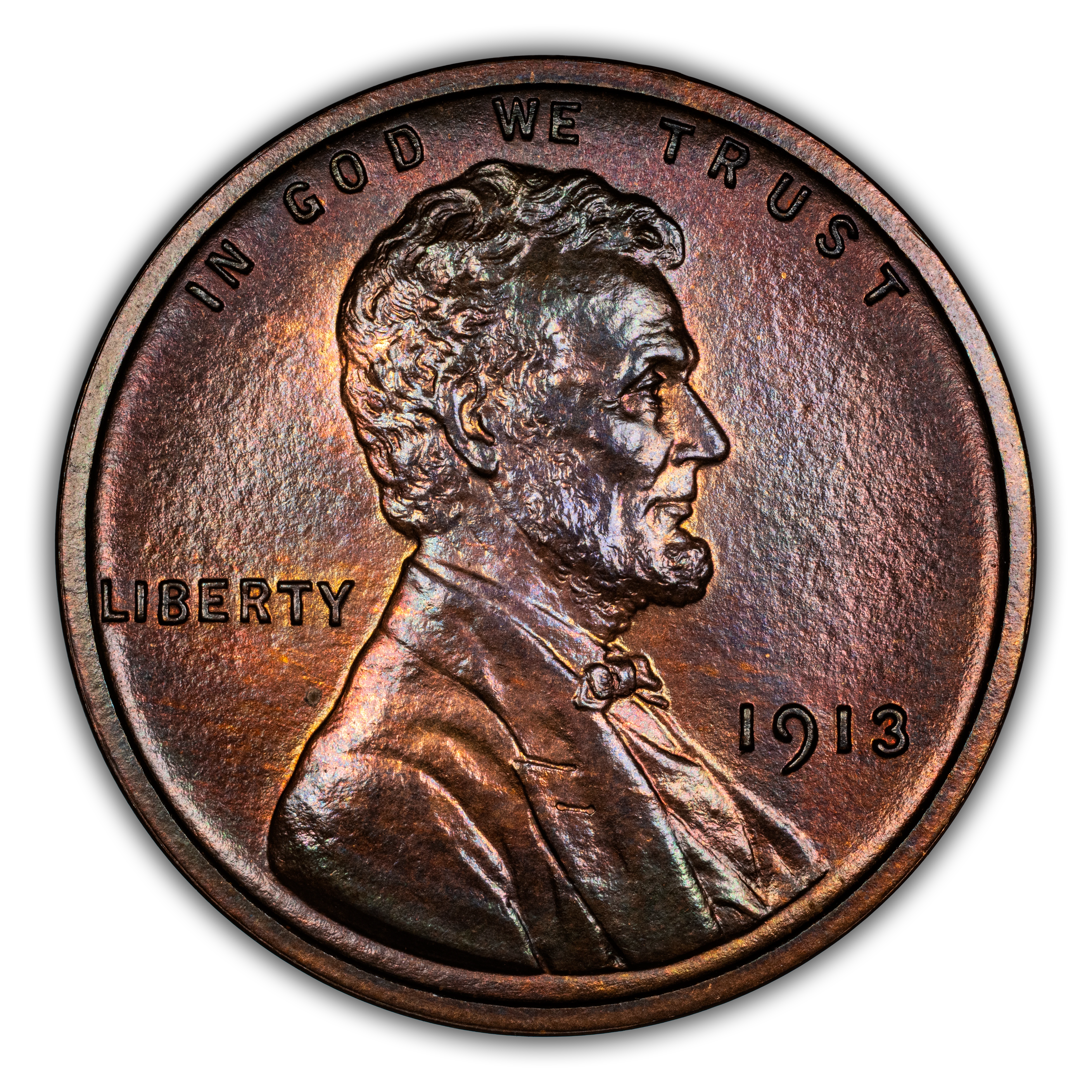 1913 1c Matte Finish PR BN