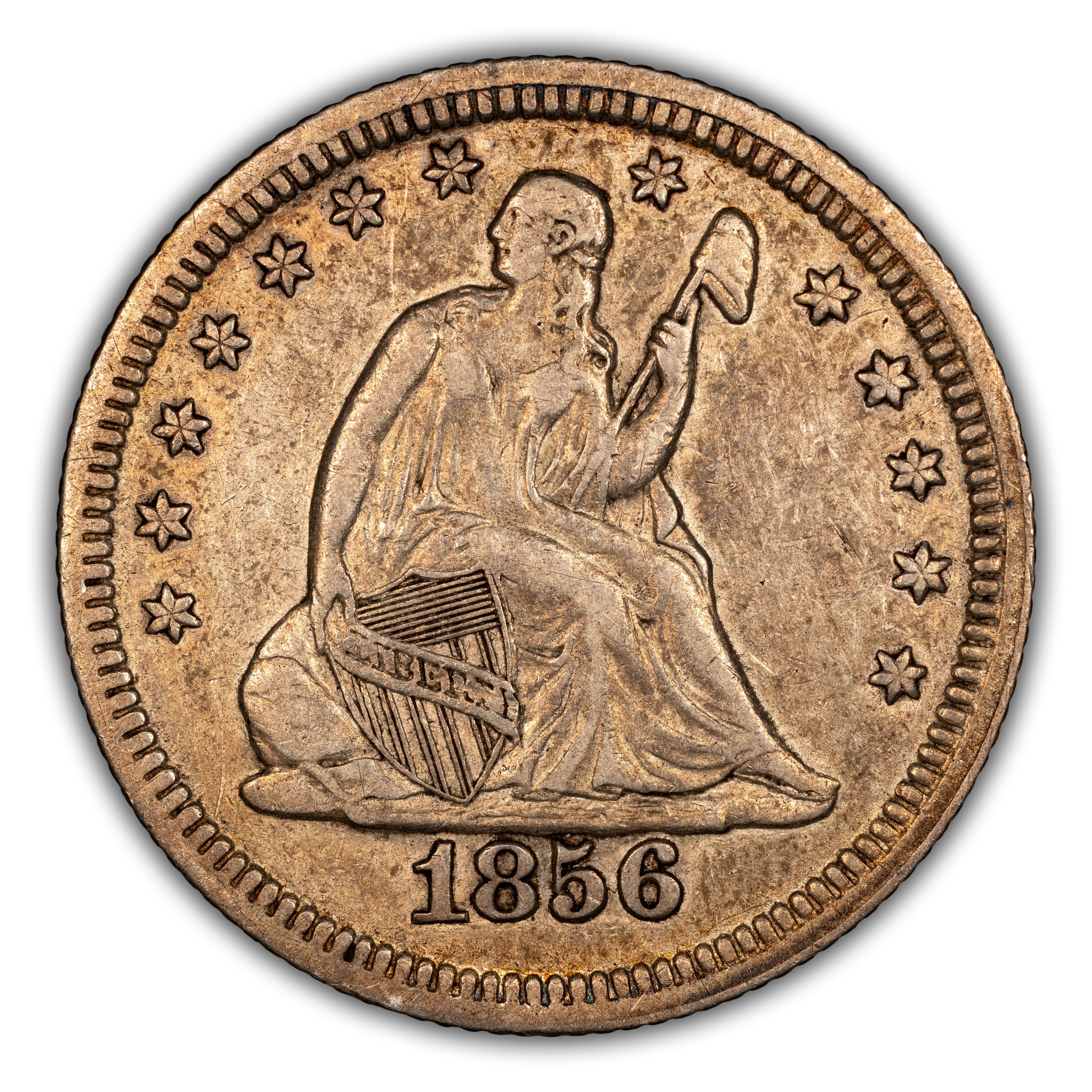 1856 25c MS