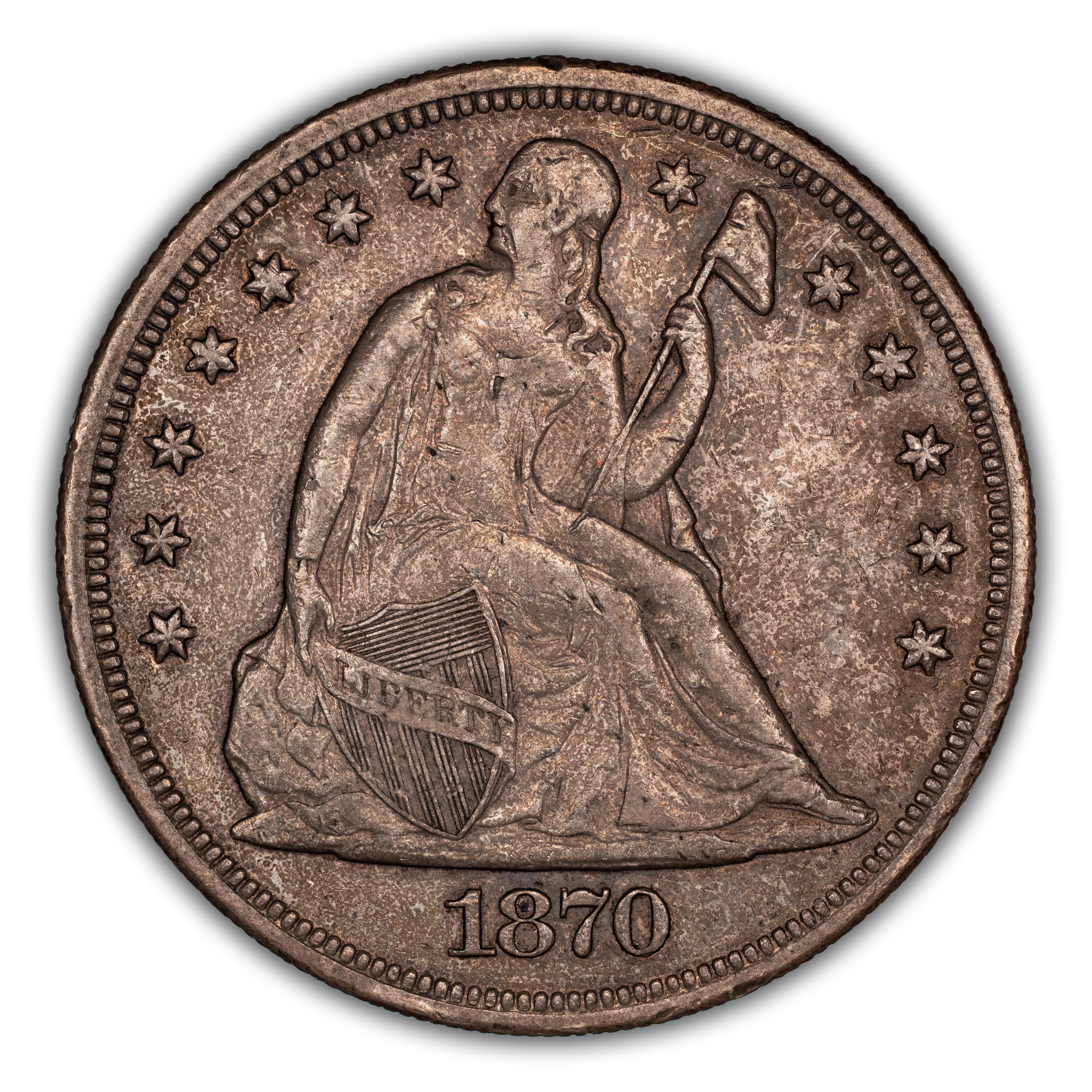 1870-CC $1 MS
