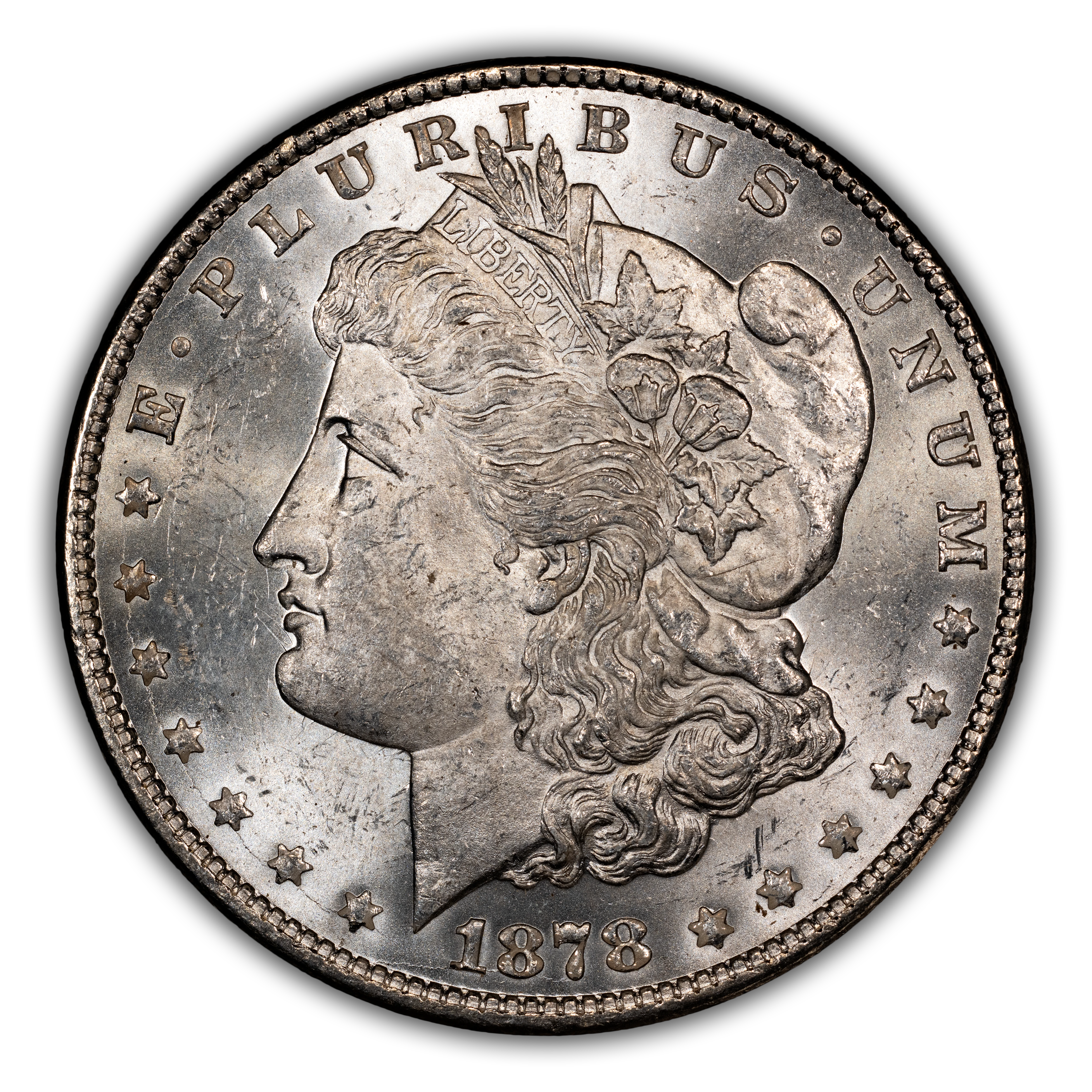 1878 7/8TF $1 Weak MS