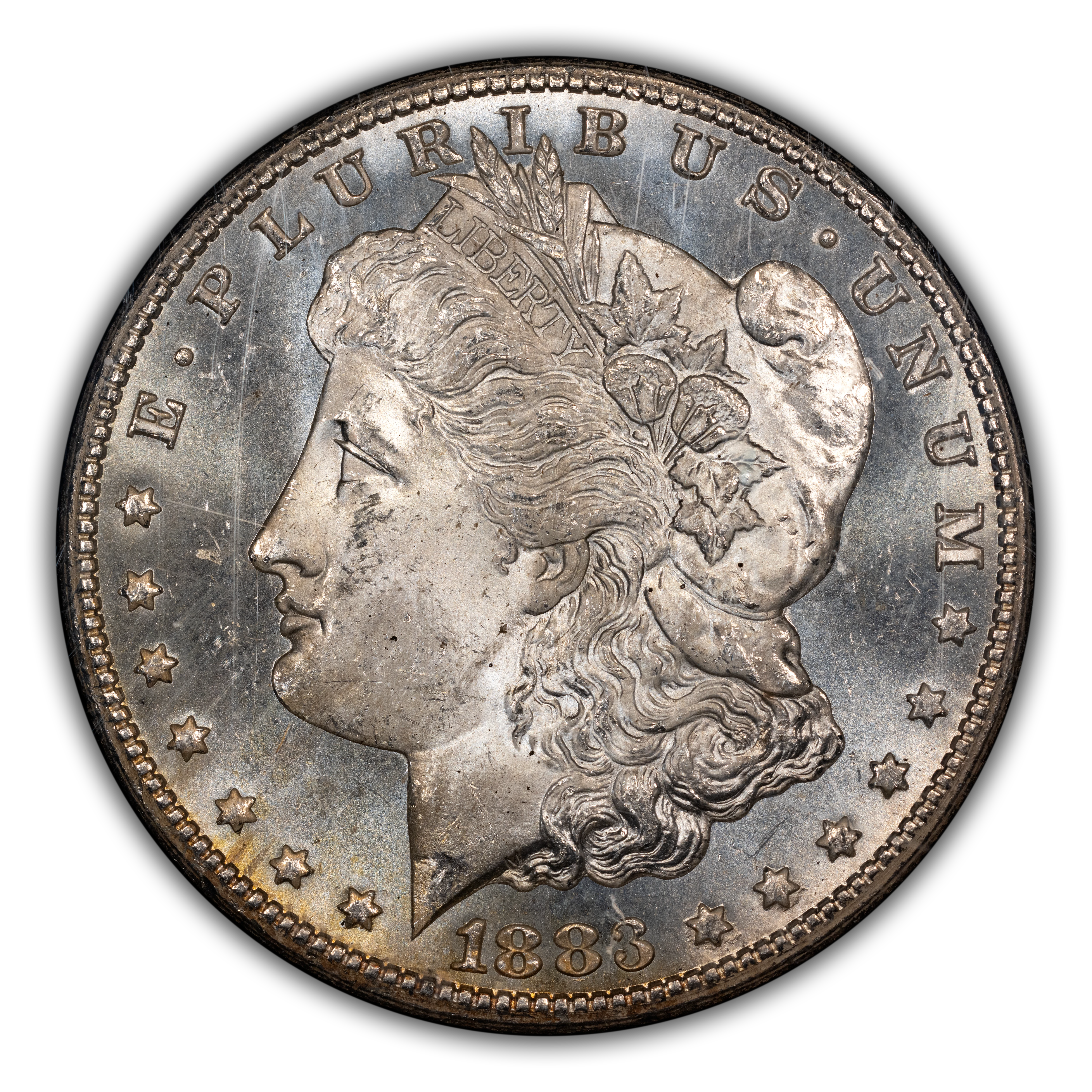 1883-CC $1 GSA Hoard, Hard package MS PL