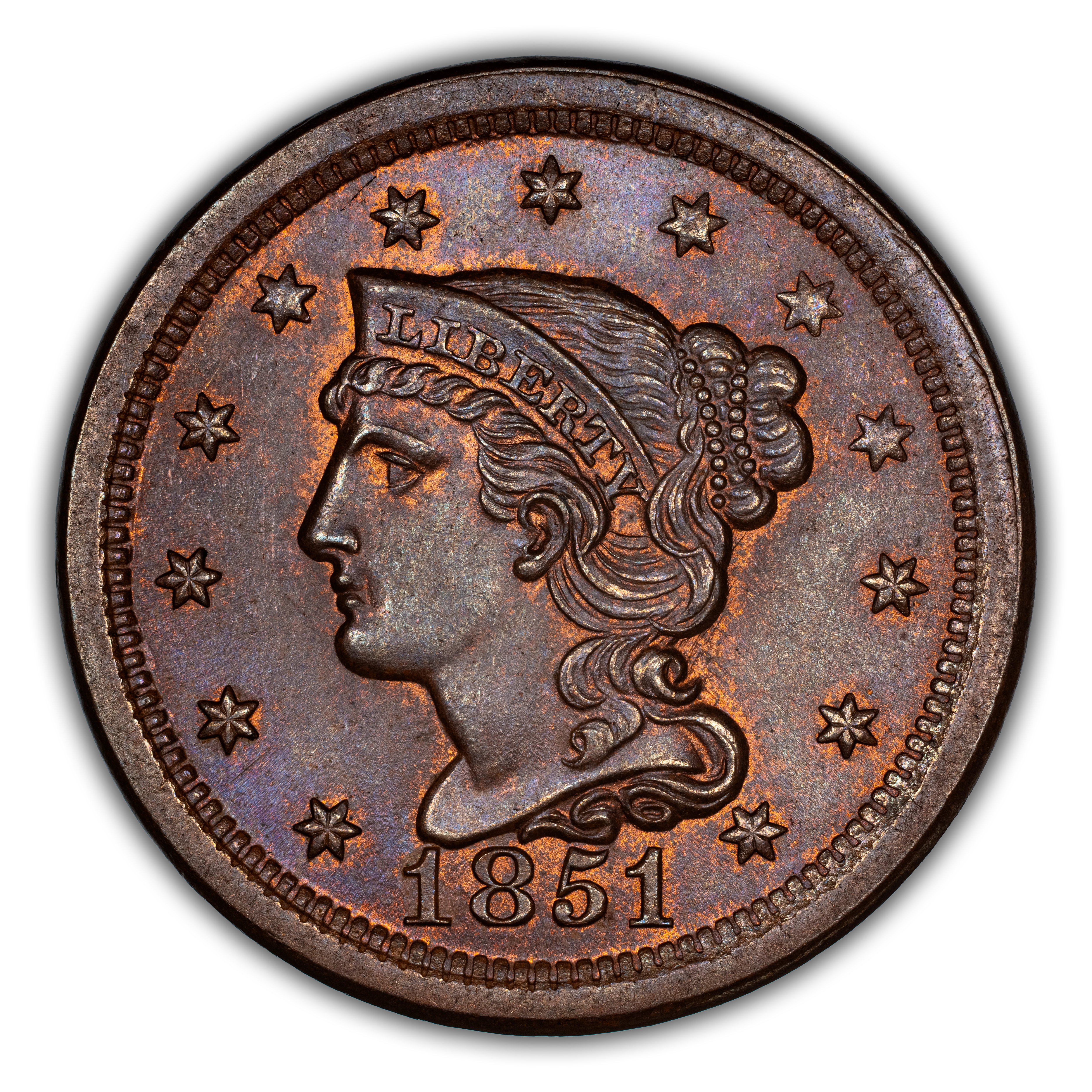 1851 1c N-12 MS BN