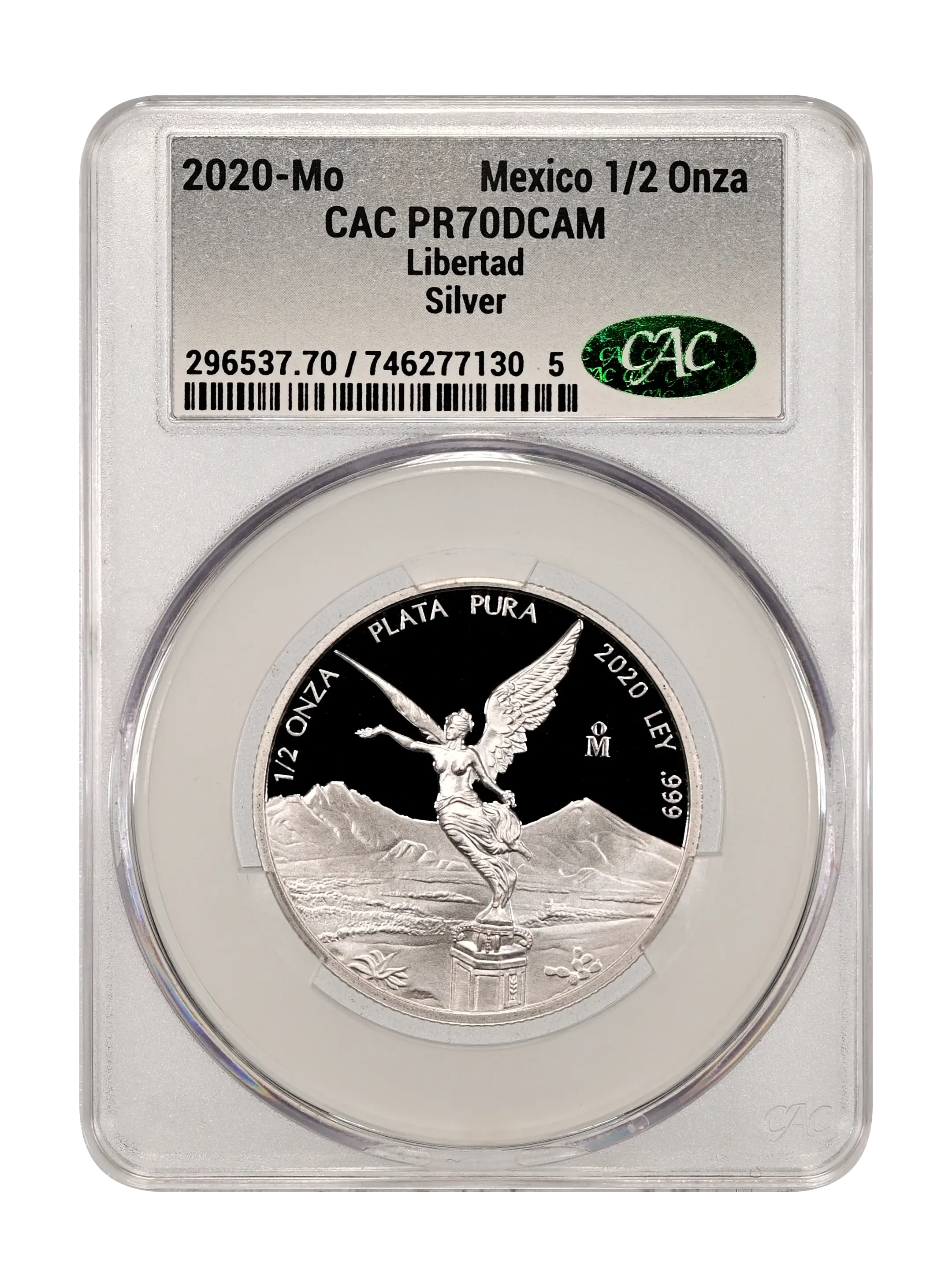 Mexico 1997 Silver 1/2 Onza Libertad, Proof Coin Values & Prices