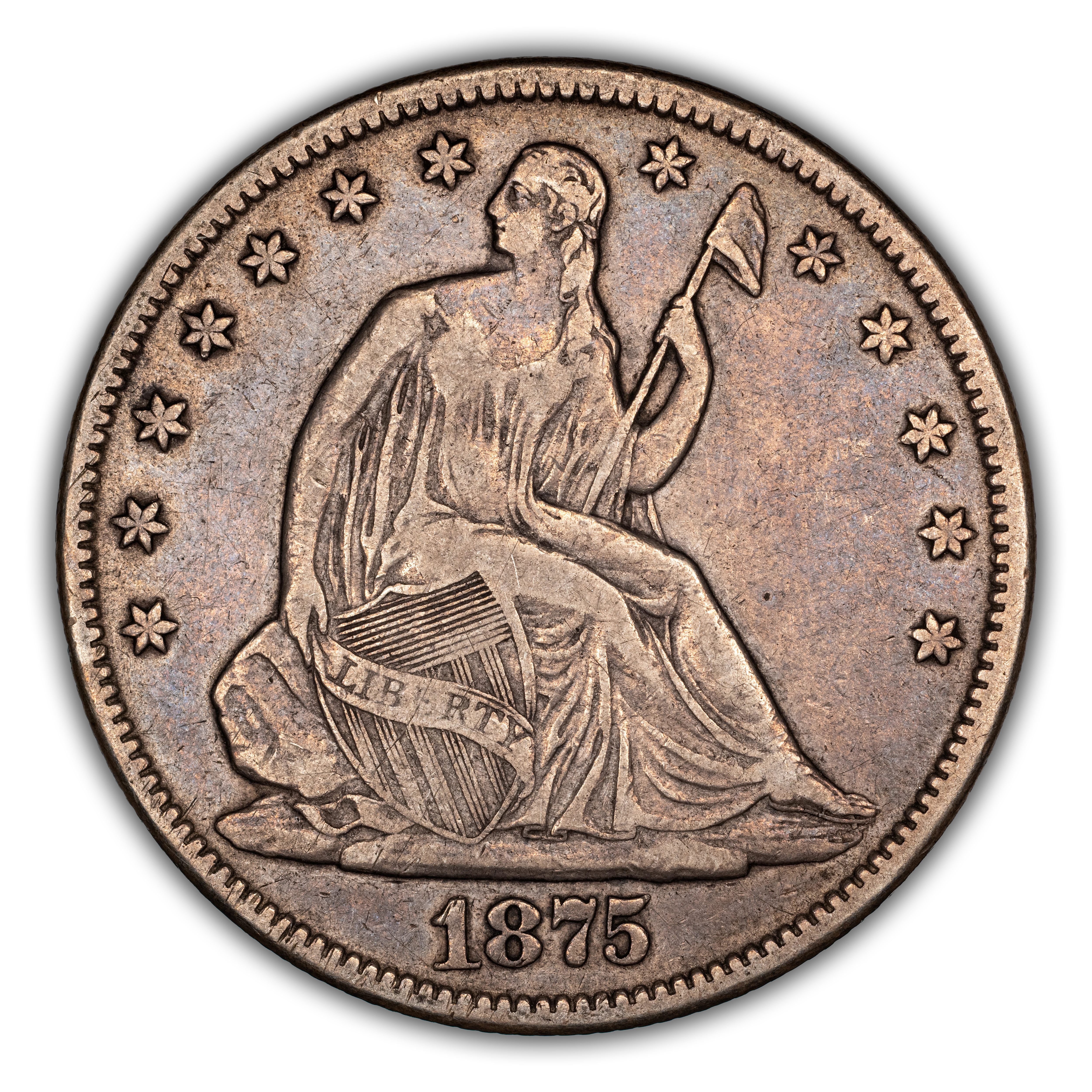 1875-CC 50c MS