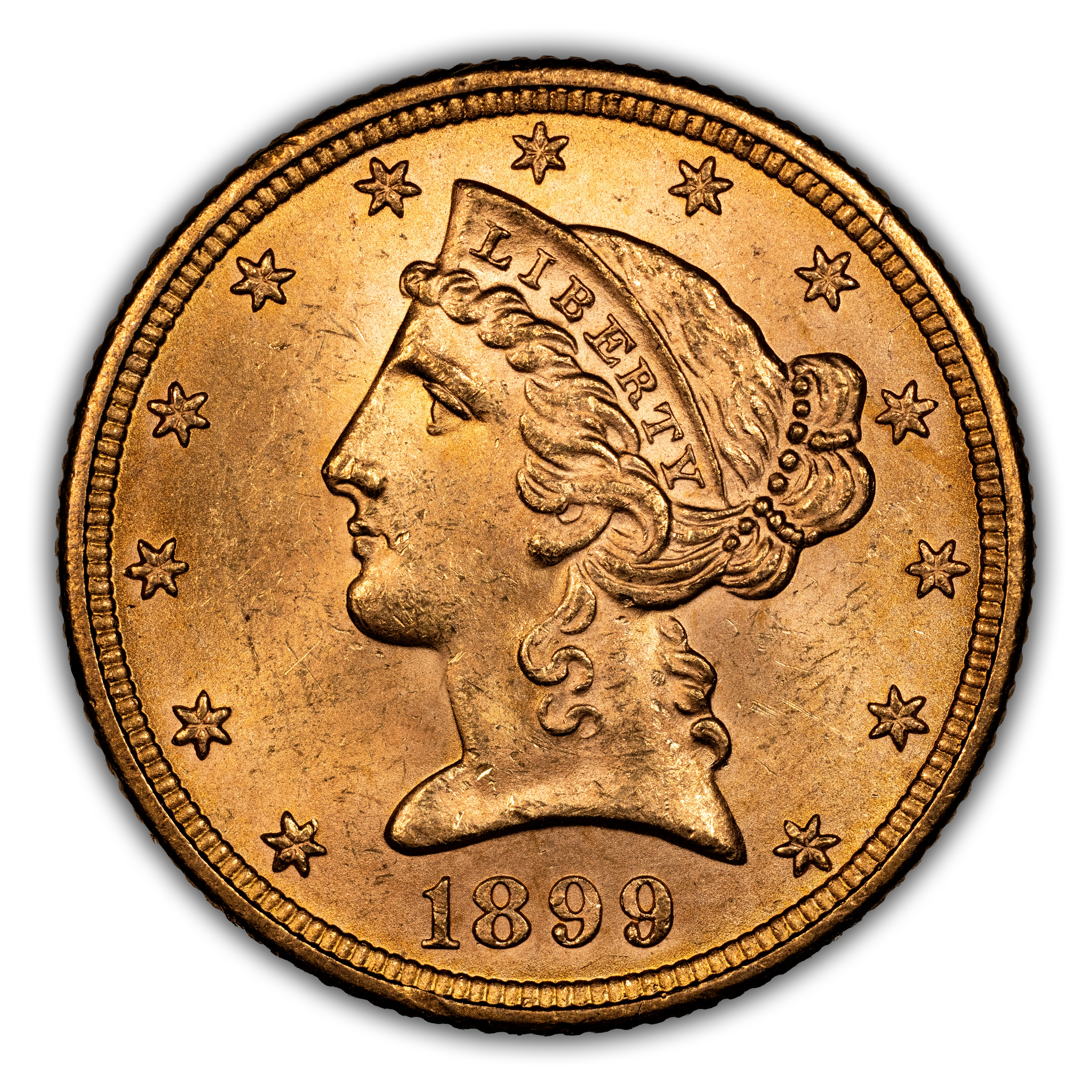 1899 $5 MS