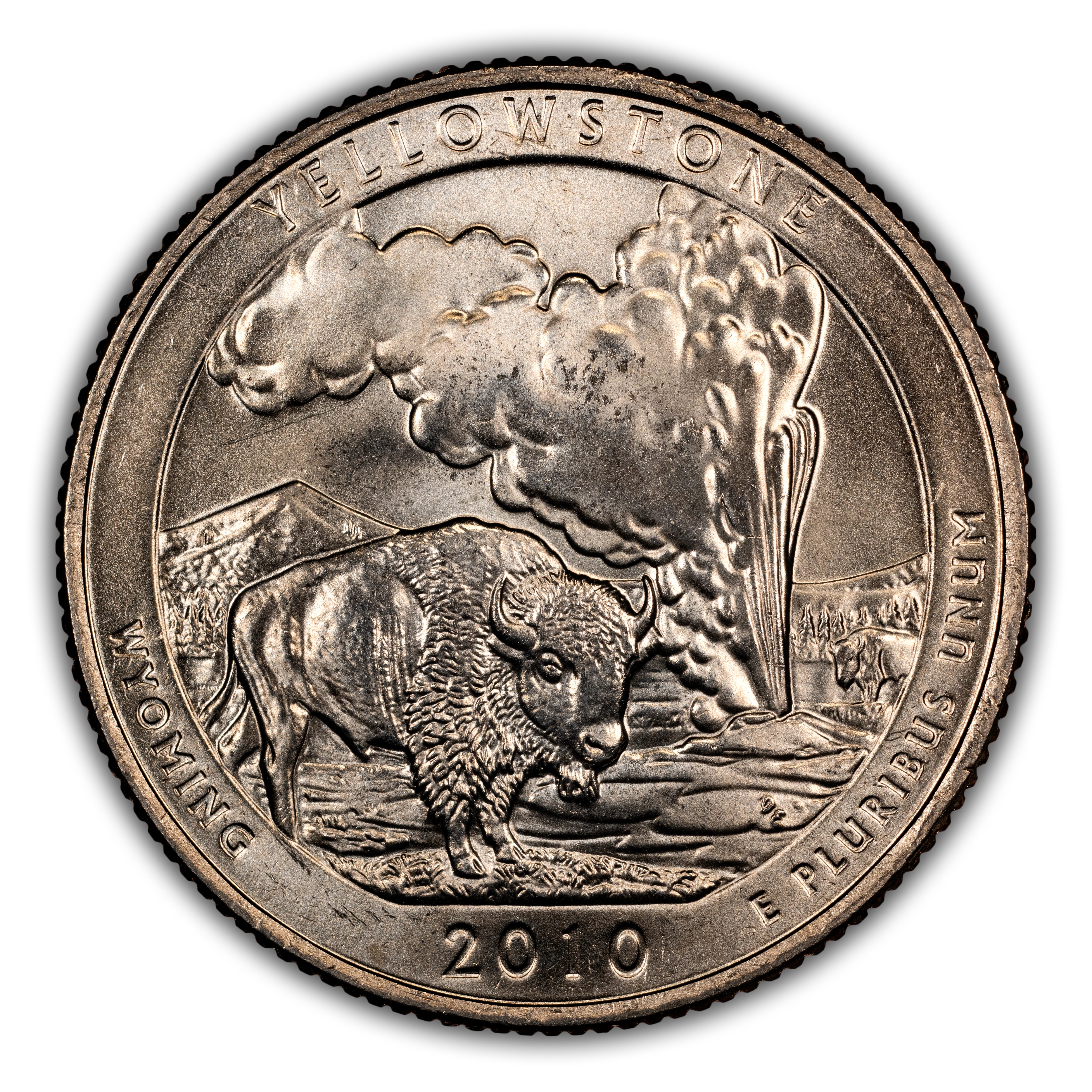 2010-D 25c Yellowstone MS