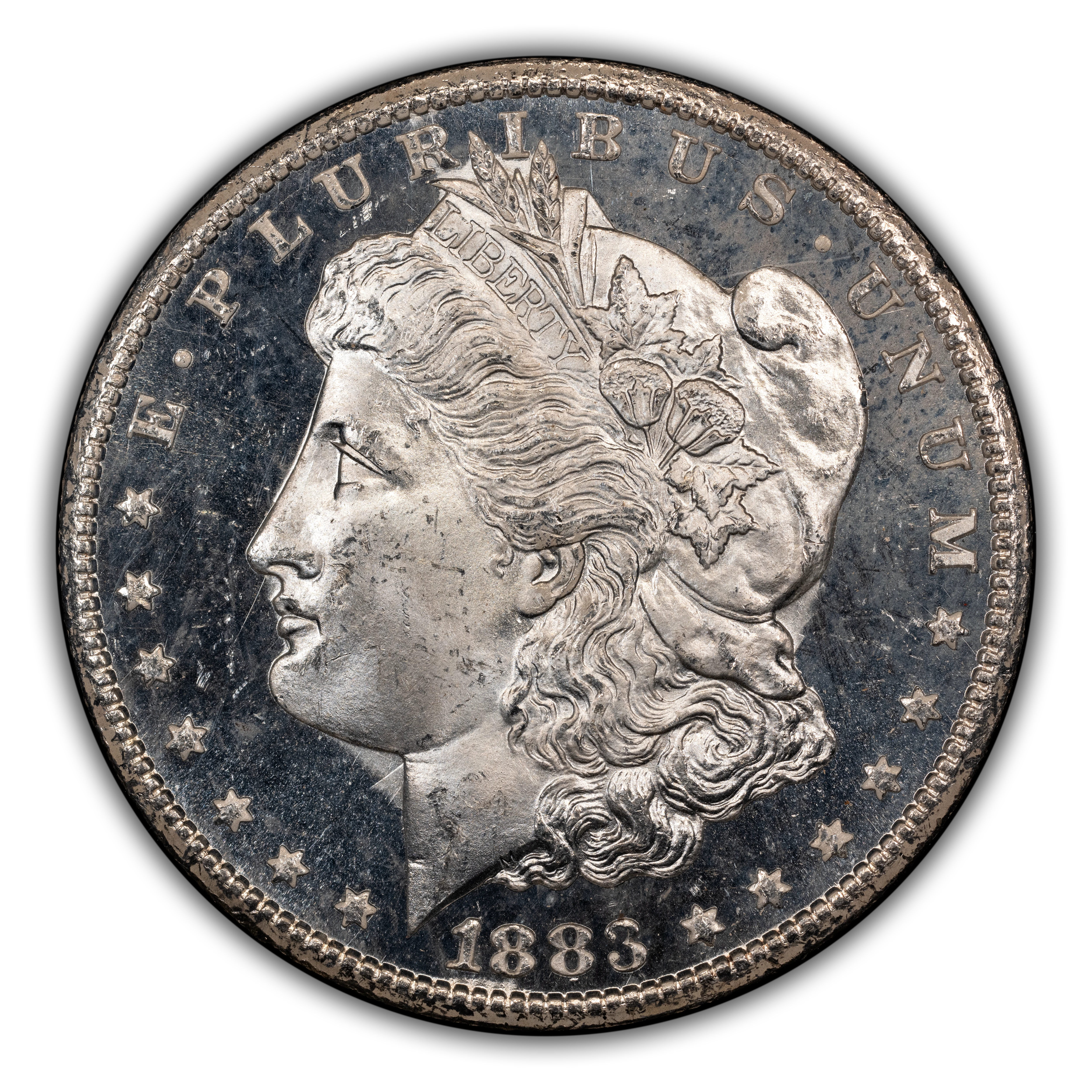 1883-CC $1 GSA Hoard, Hard package MS DMPL