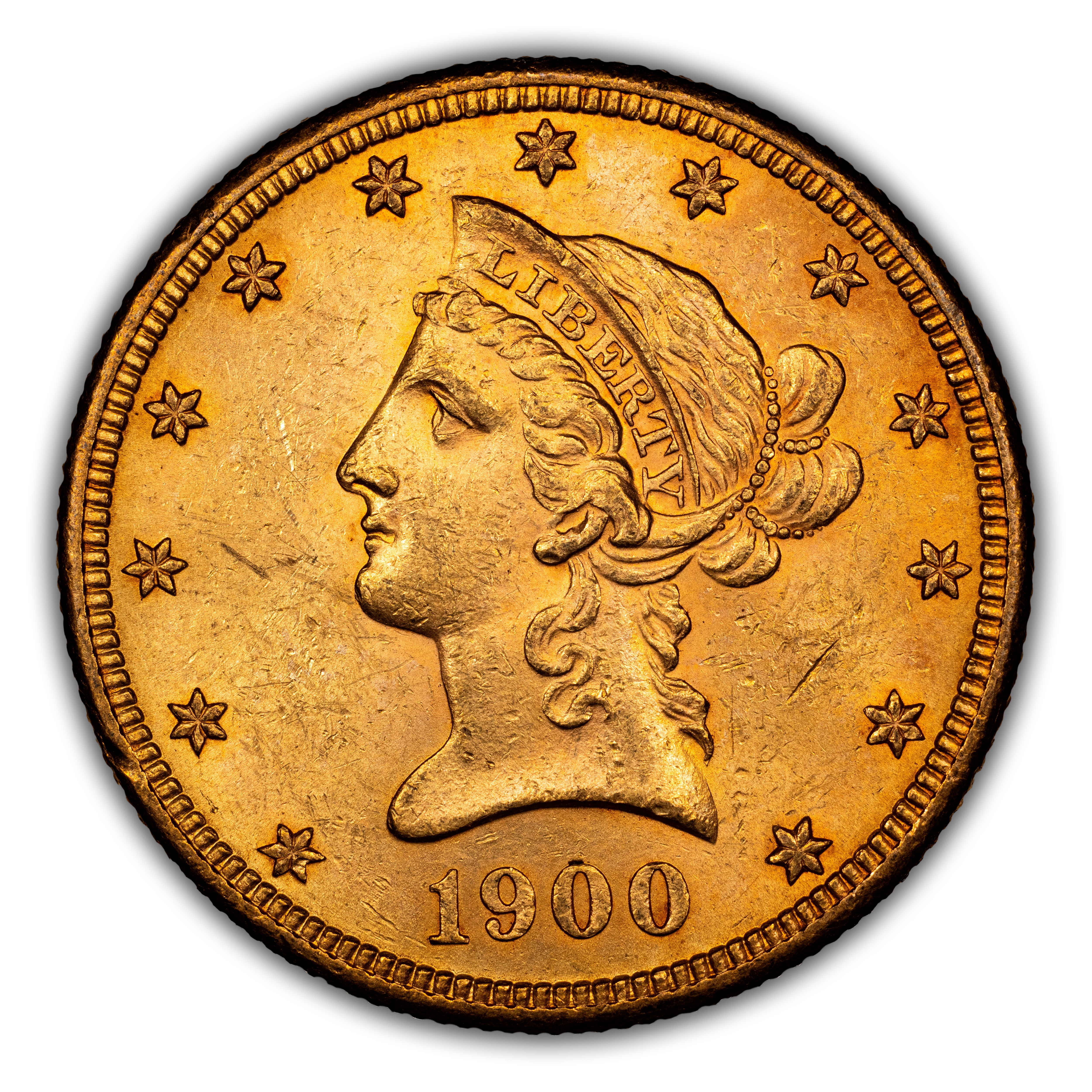 1900-S $10 MS