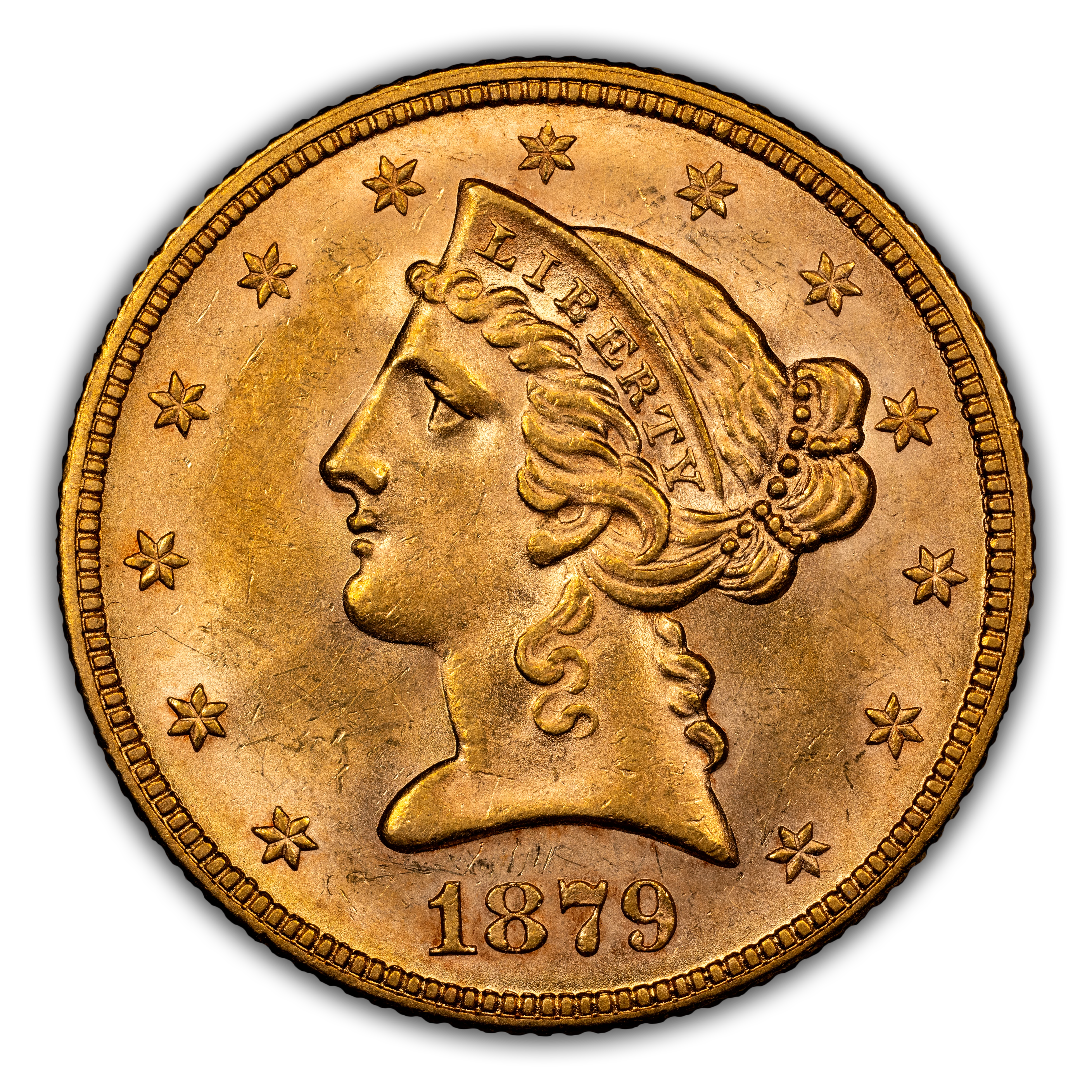 1879 $5 MS