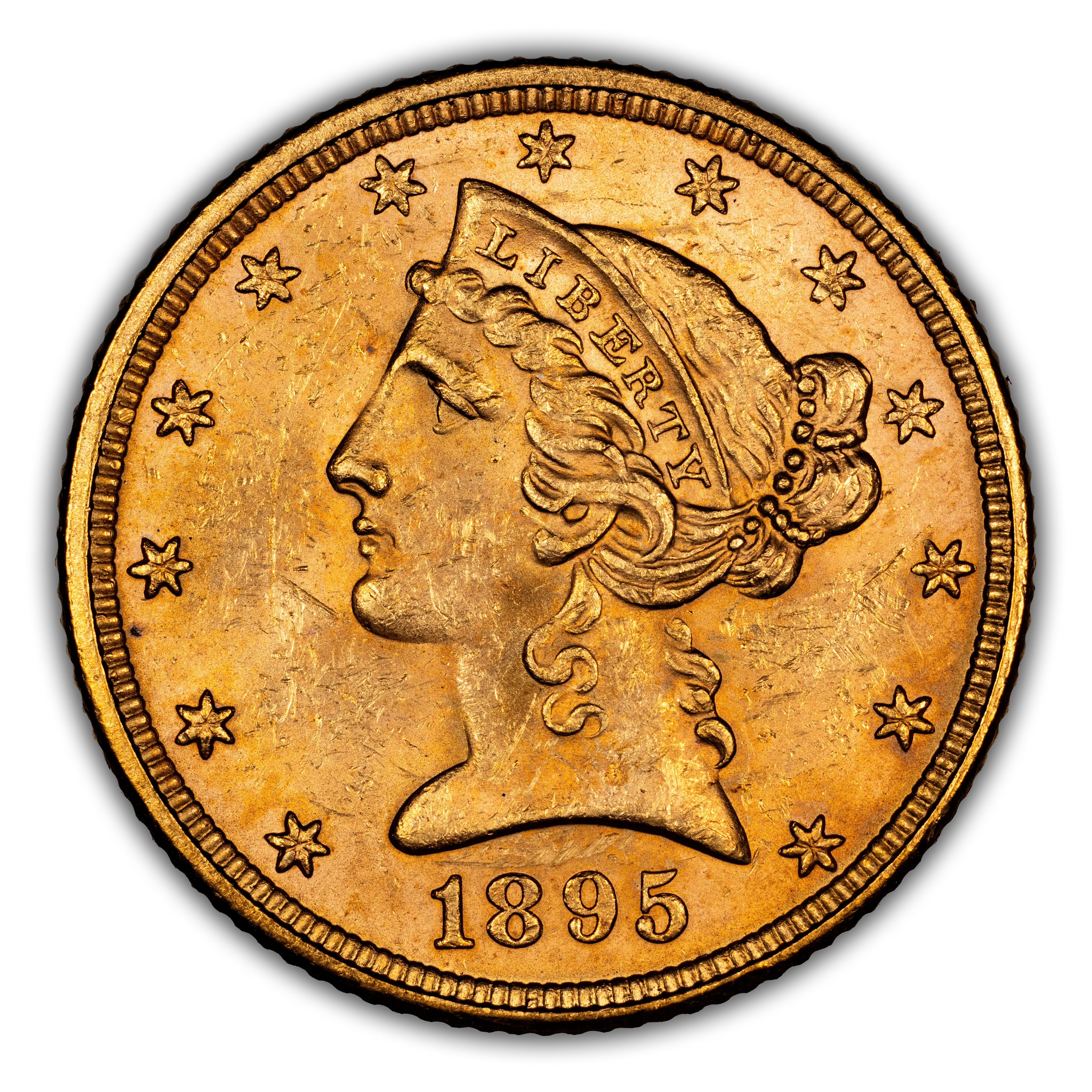 1895 $5 MS