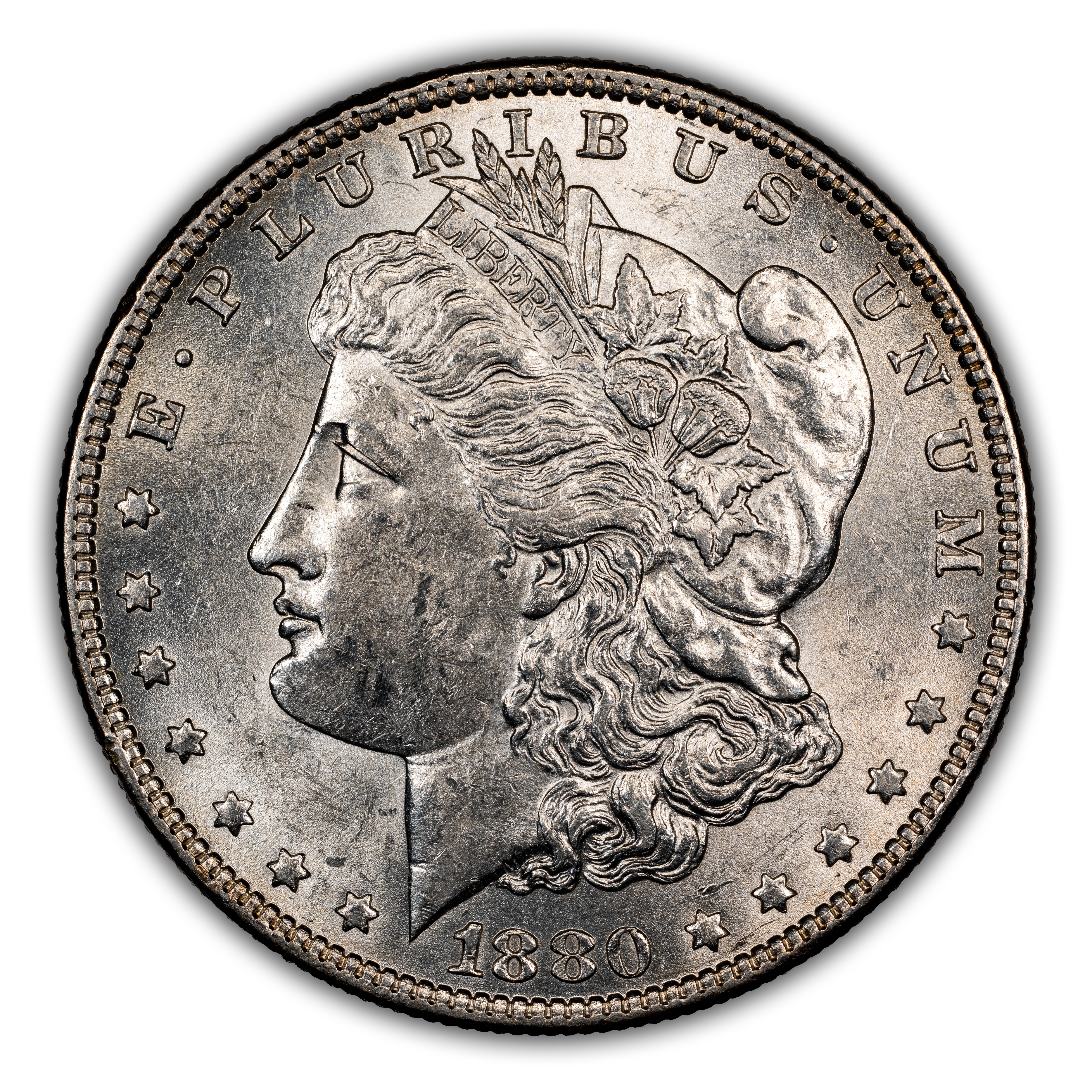 1880-O $1 Checkmark, VAM-21 MS