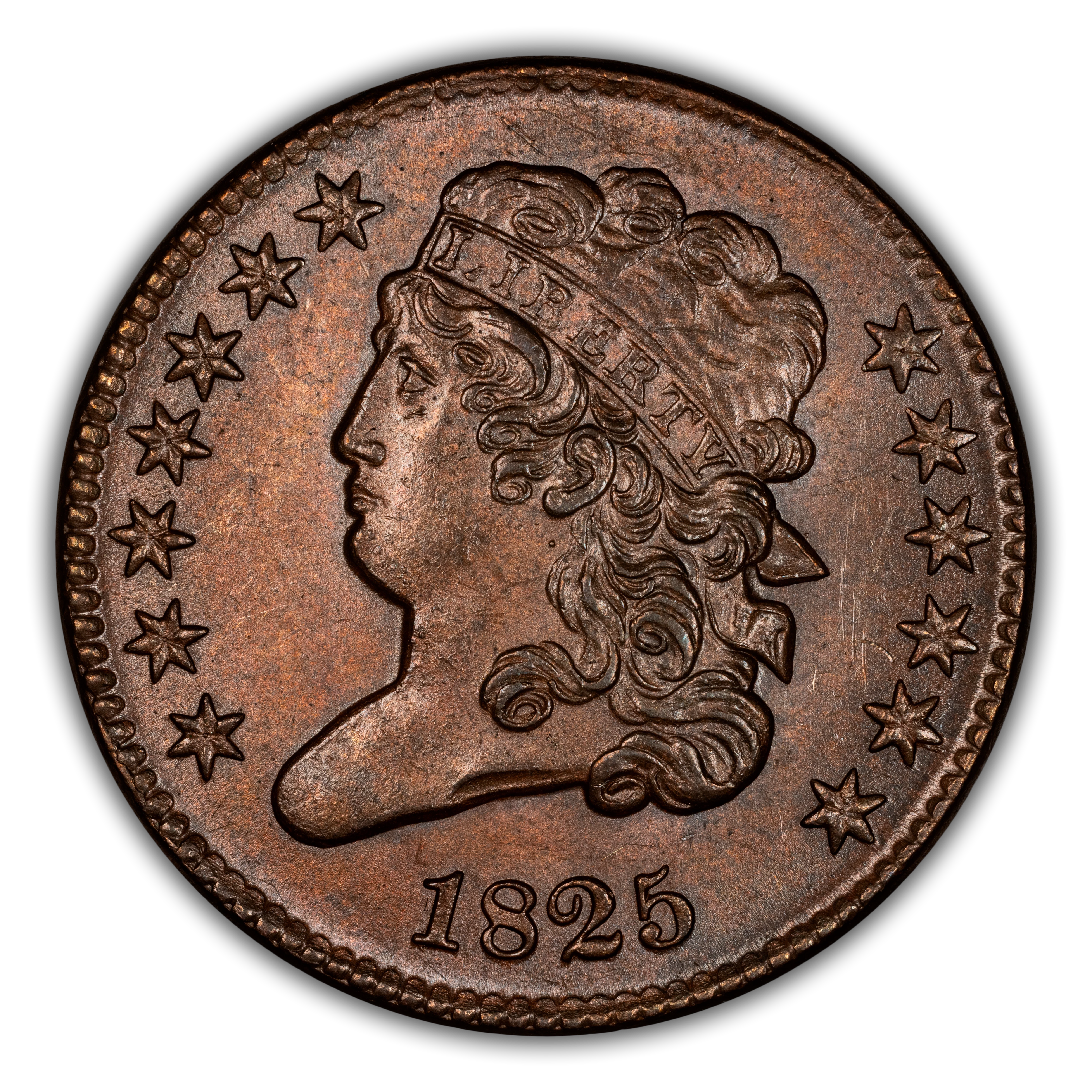 1825 Classic Head Half Cent Values & Prices | Greysheet
