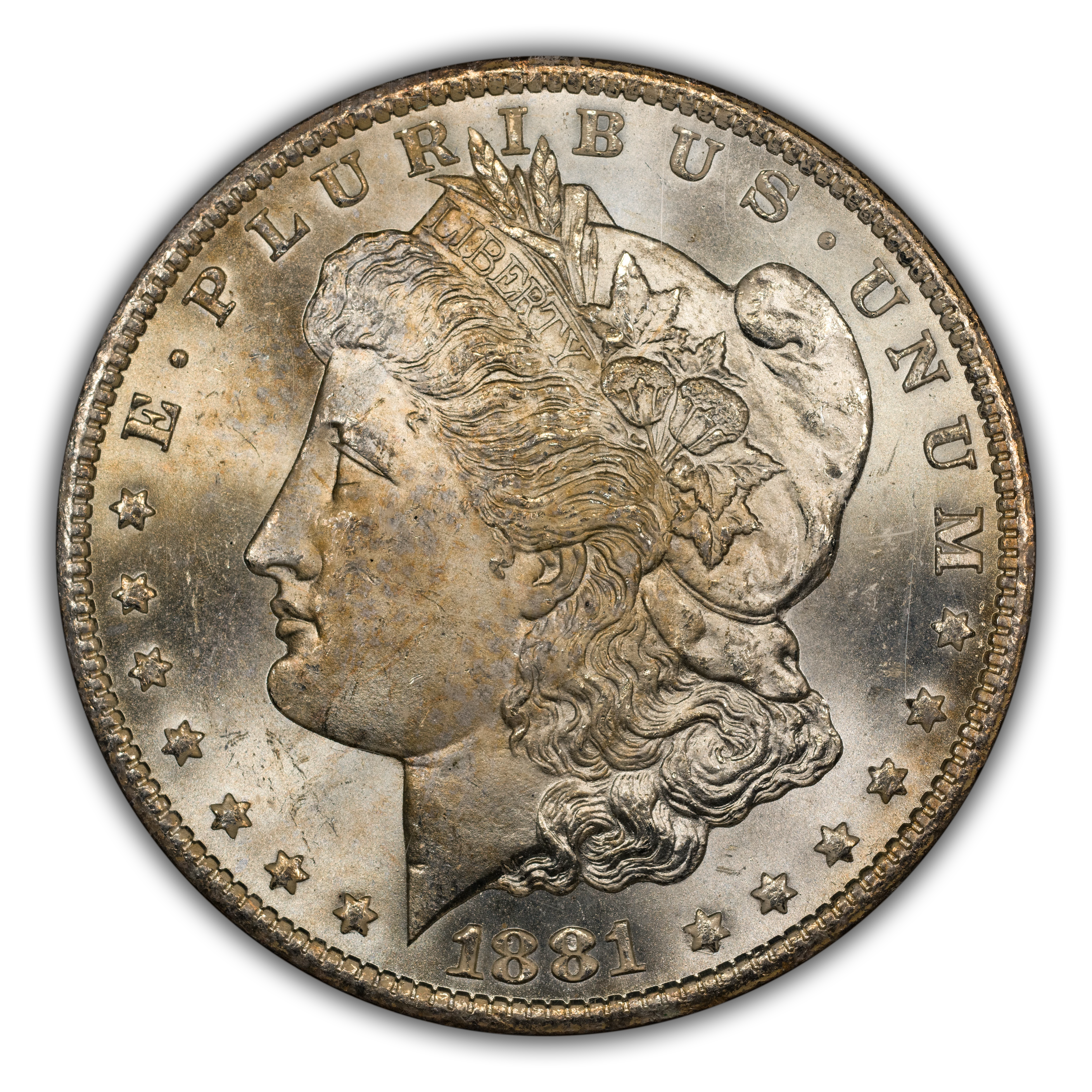 1881-CC $1 GSA Hoard, Hard package MS