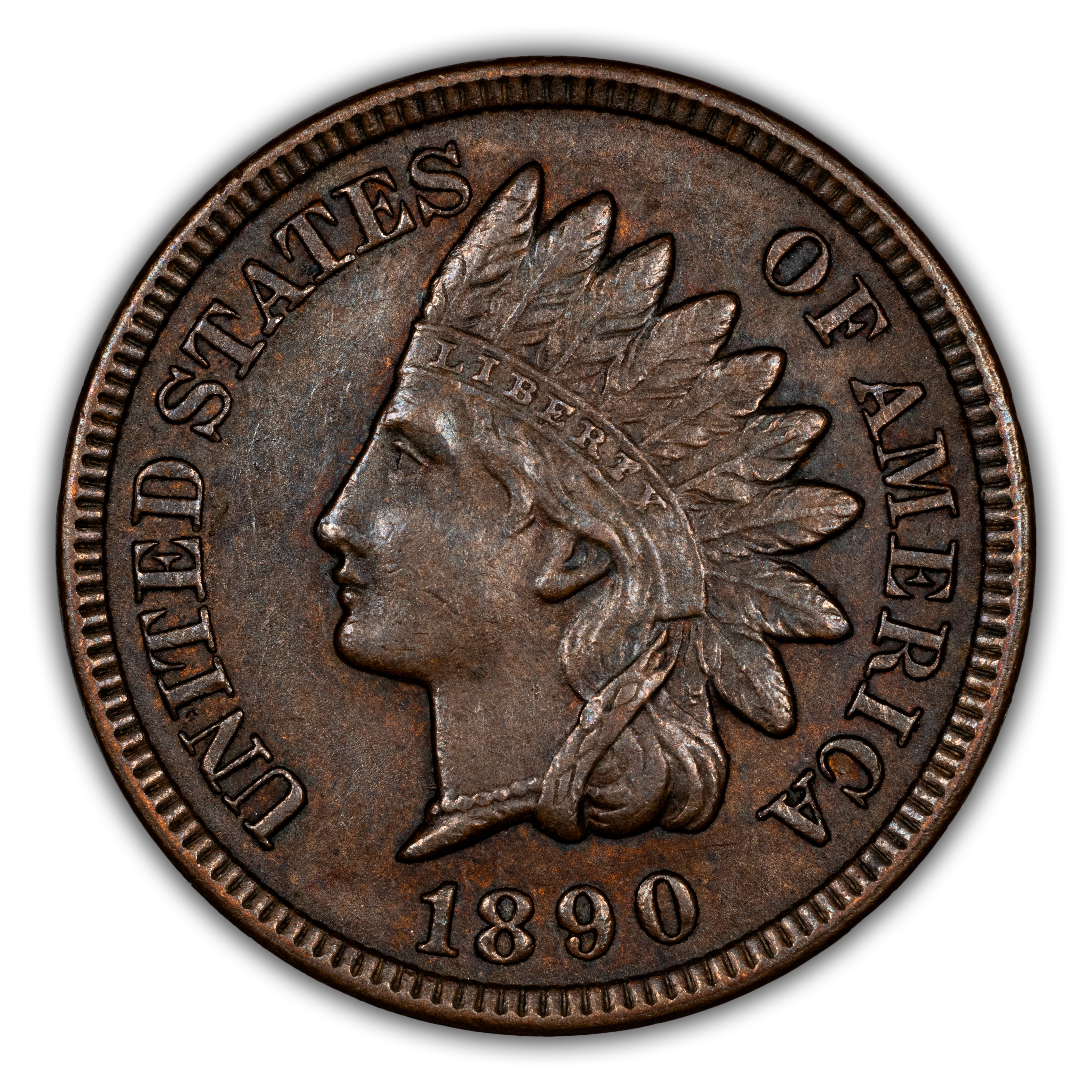 1890 1c Misplaced Date, FS-301, S-3 MS BN