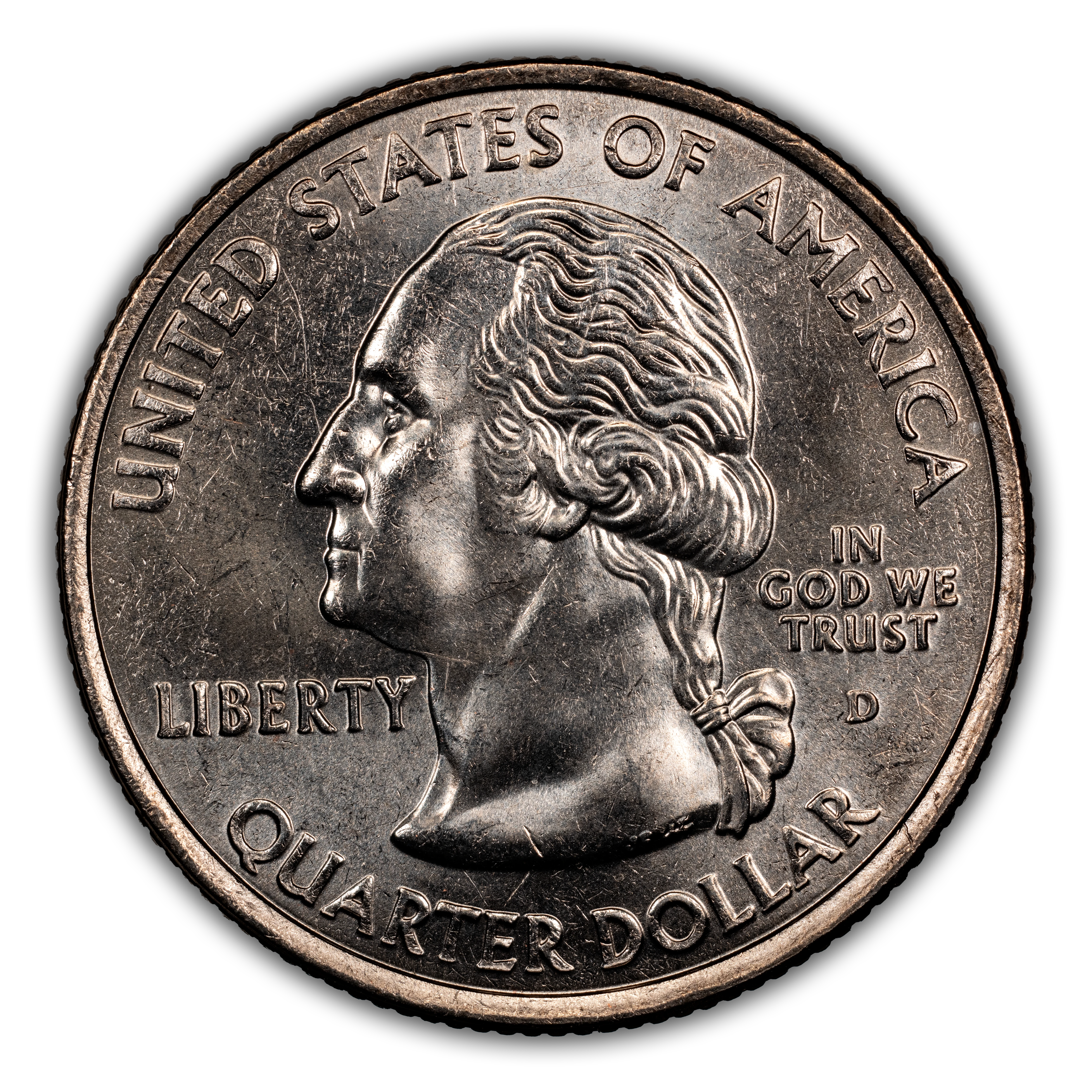 2001-D 25c Rhode Island MS