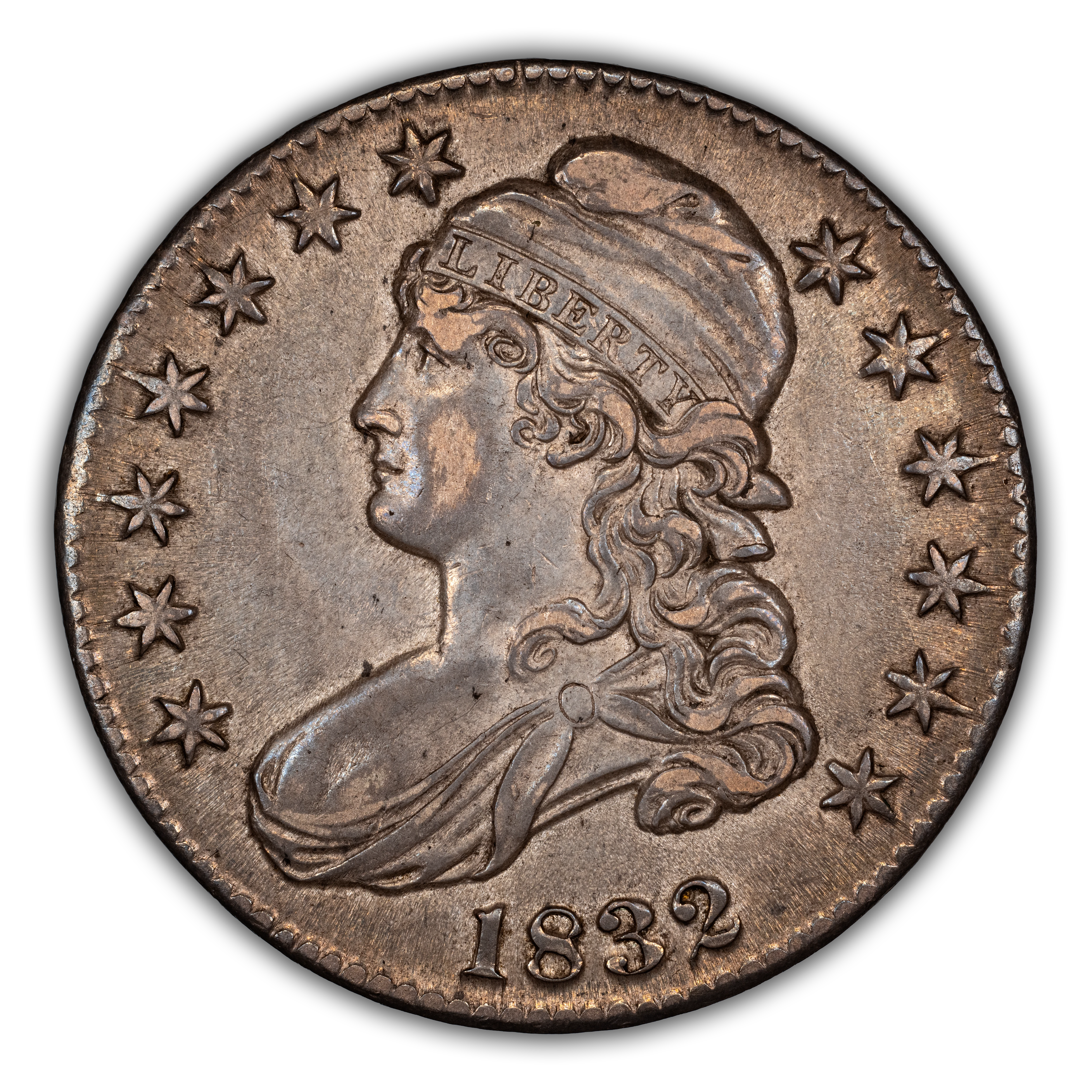 1832 50c Small Letters, O-103 MS