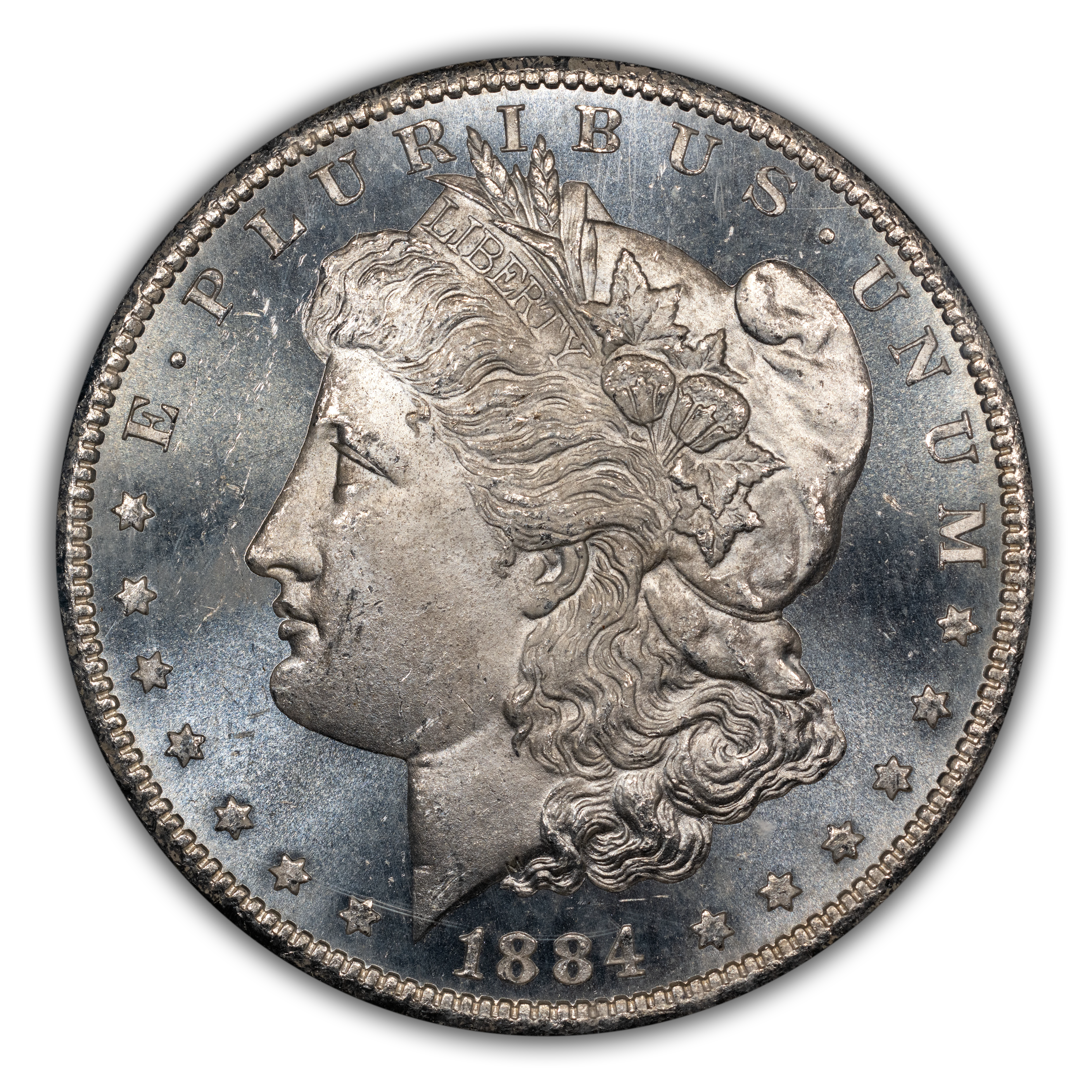 1884-CC $1 GSA Hoard, Hard package MS PL