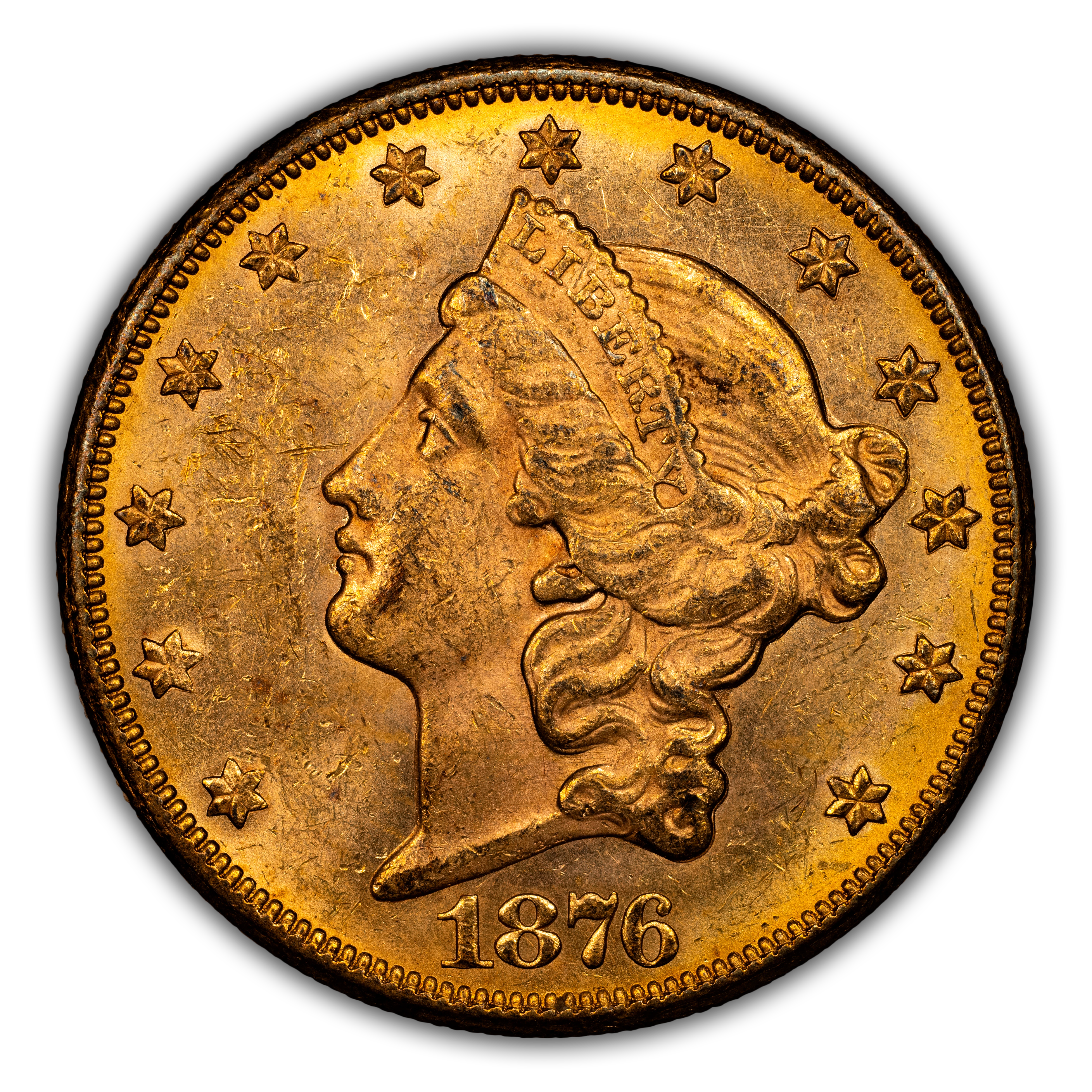 1876-CC $20 MS