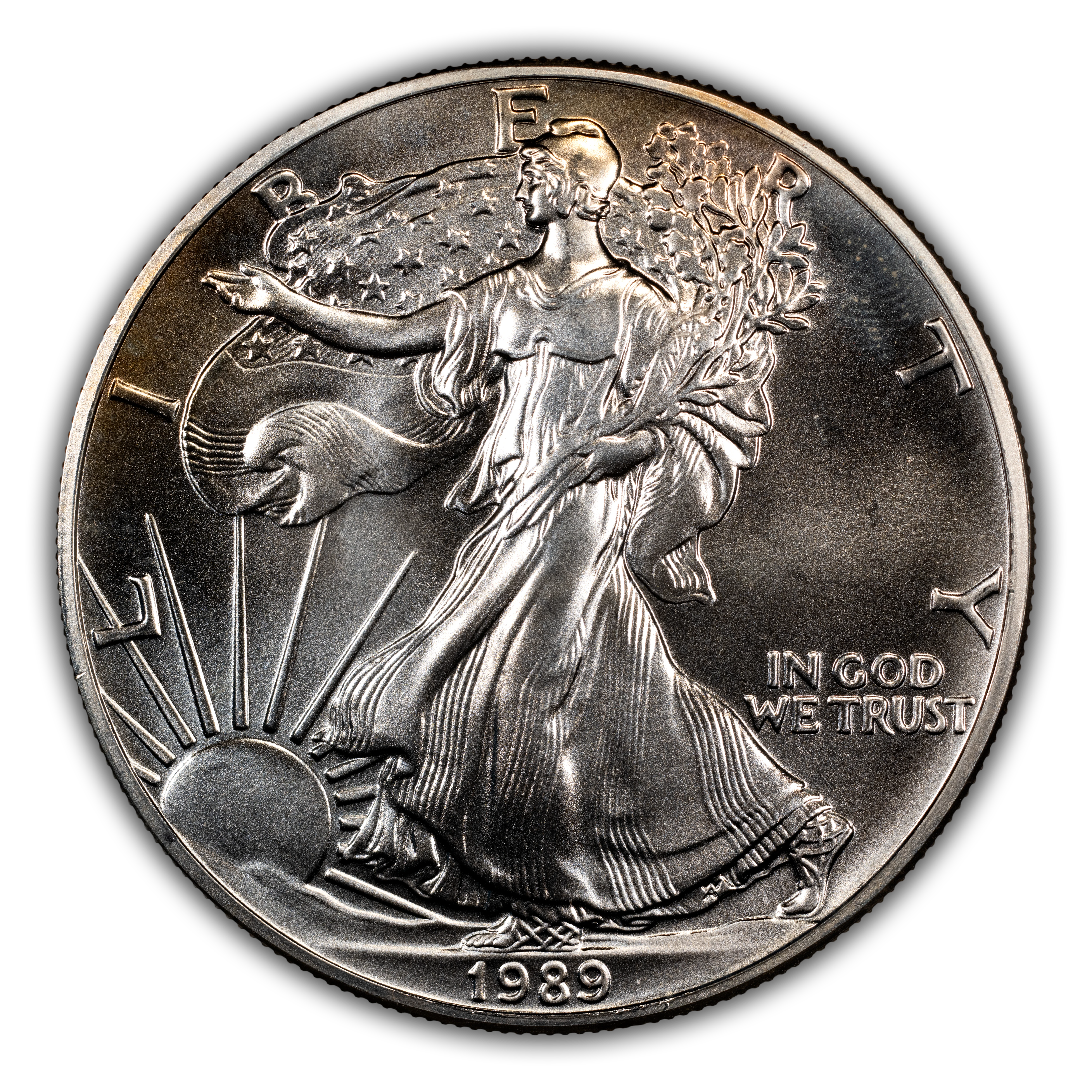 1989 $1 Silver Eagle MS