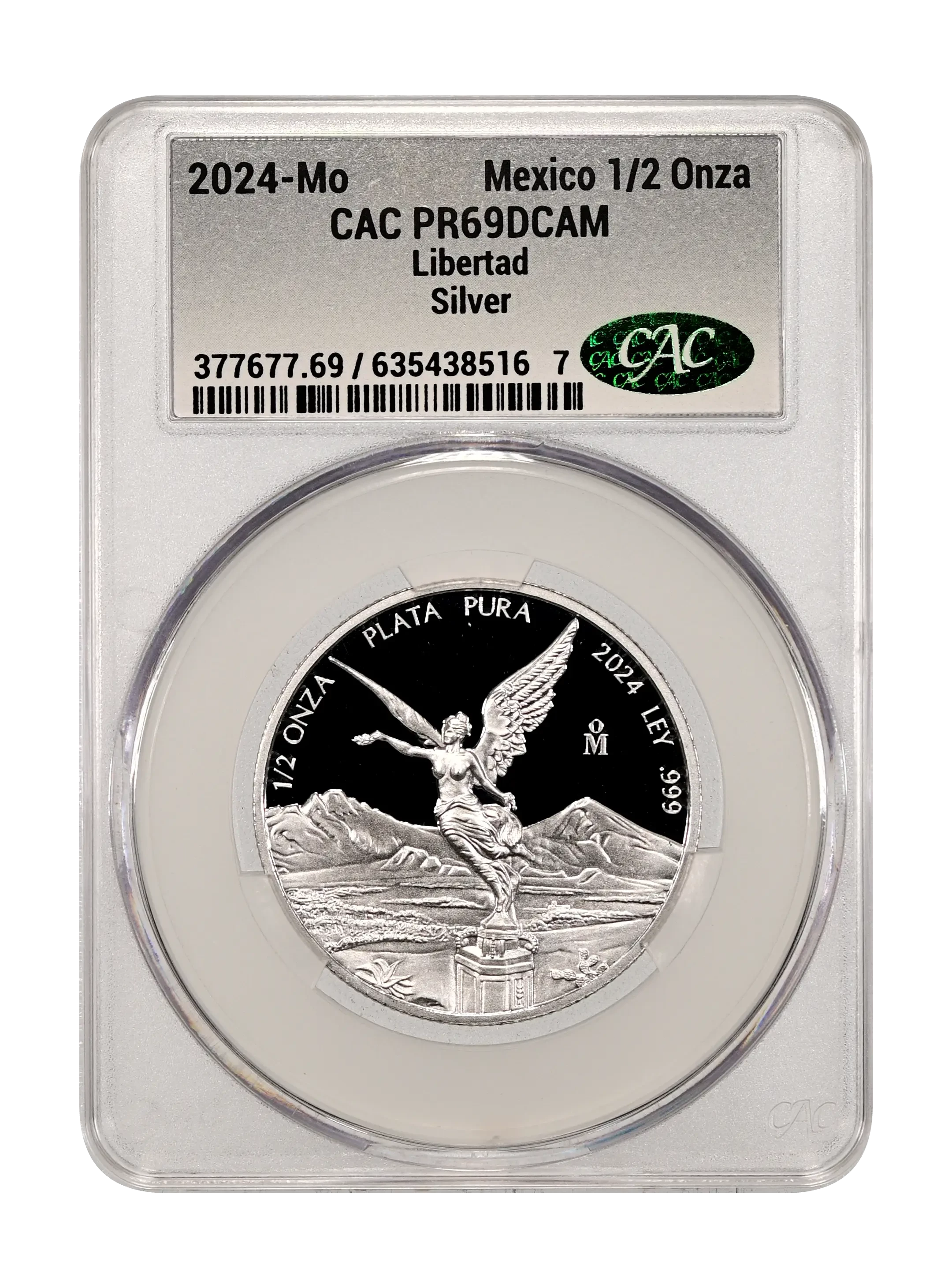 Mexico 1997 Silver 1/2 Onza Libertad, Proof Coin Values & Prices