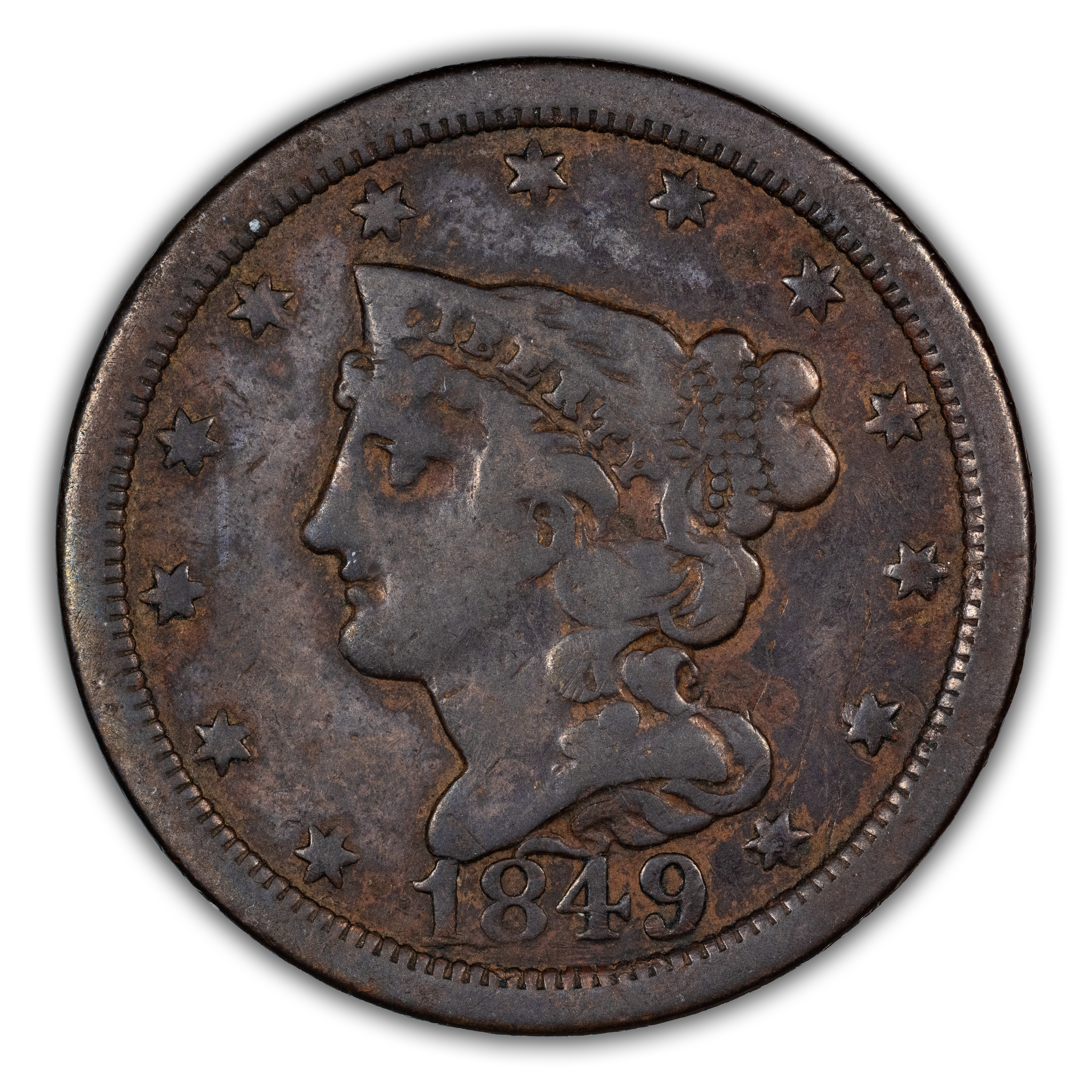 1849 1/2c C-1 MS BN
